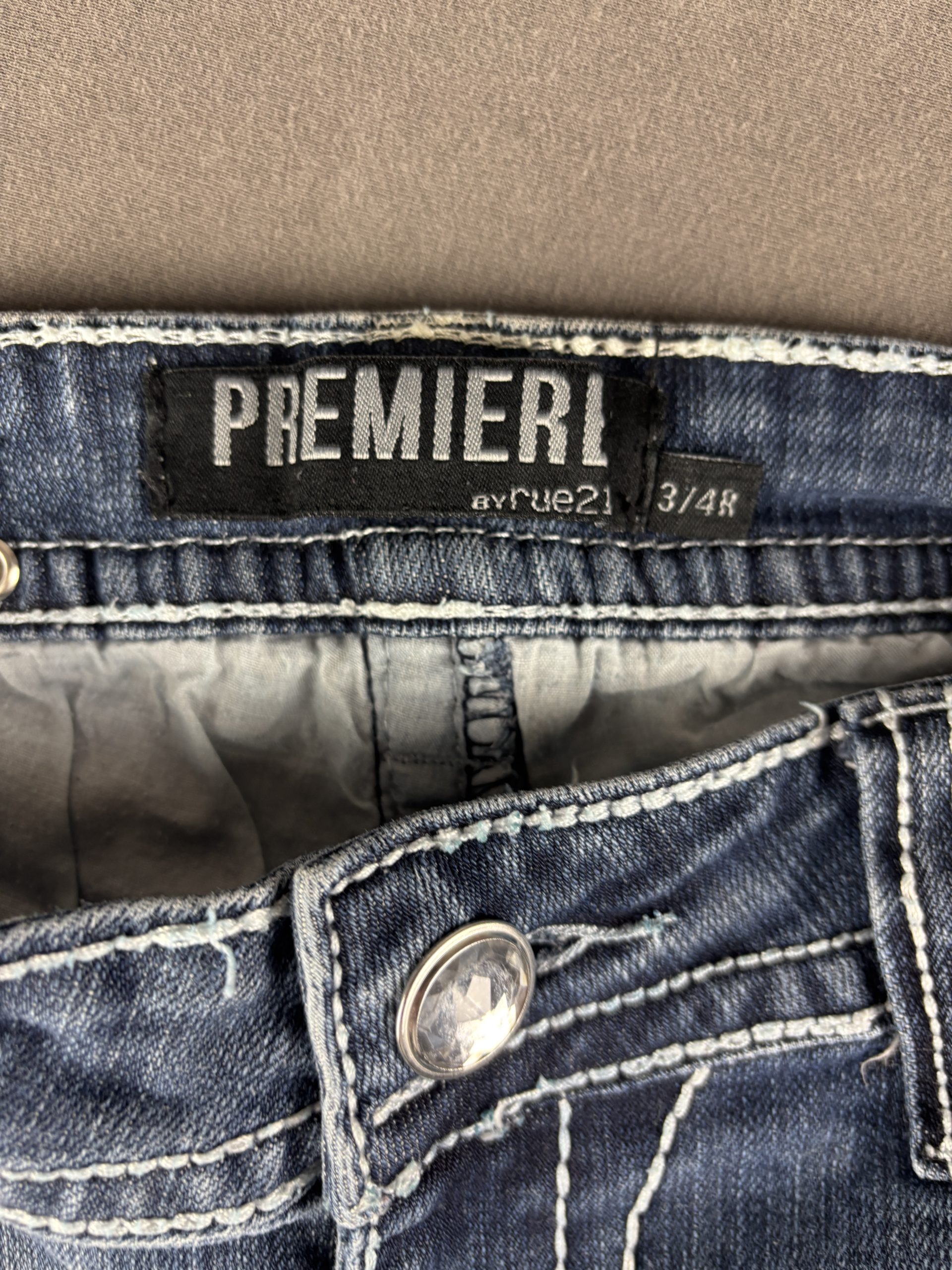 Premiere by rue21 Bootcut Jeans | Mid Blue | 3/4R image 5