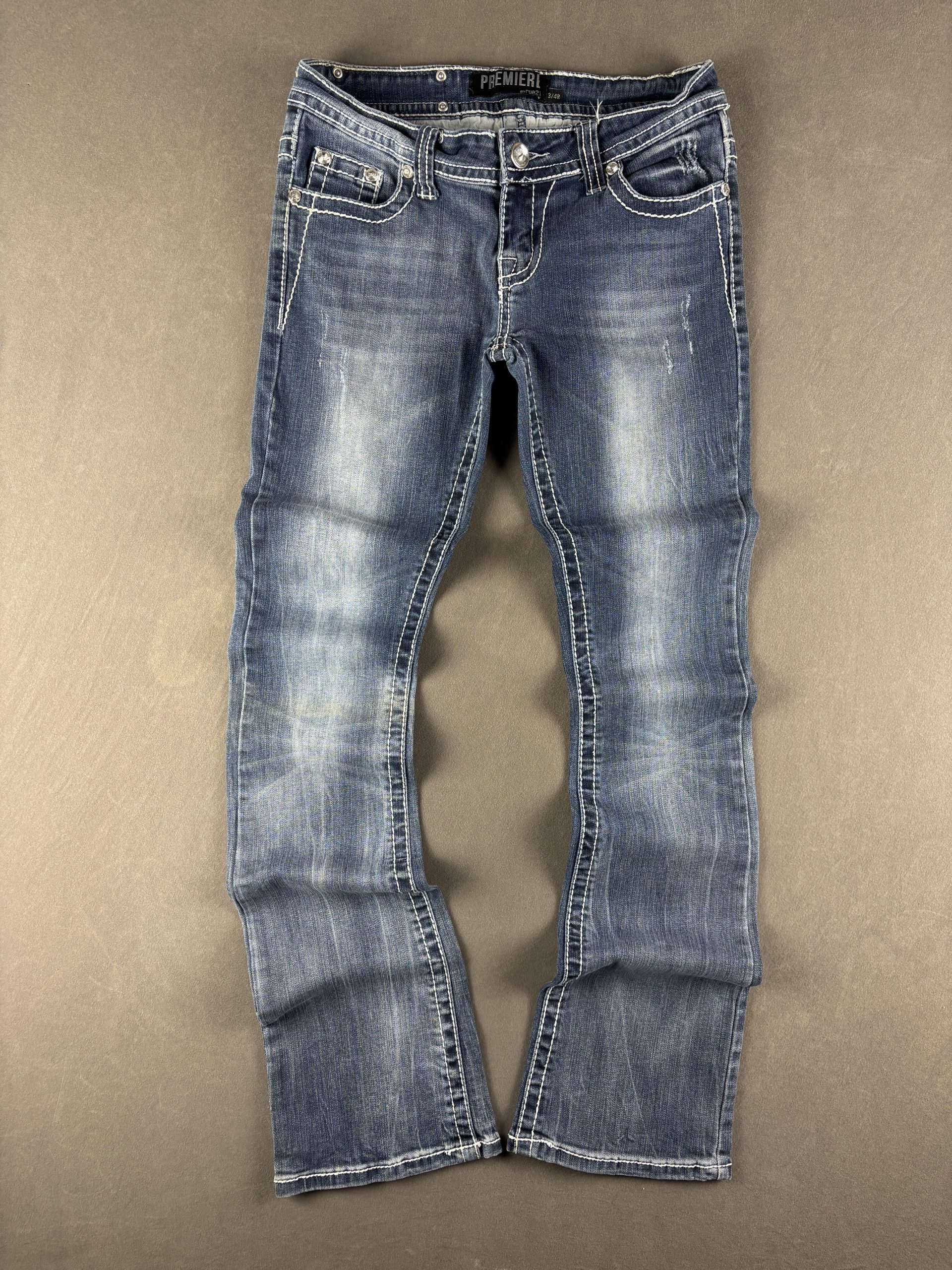 Premiere by rue21 Bootcut Jeans | Mid Blue | 3/4R image 2
