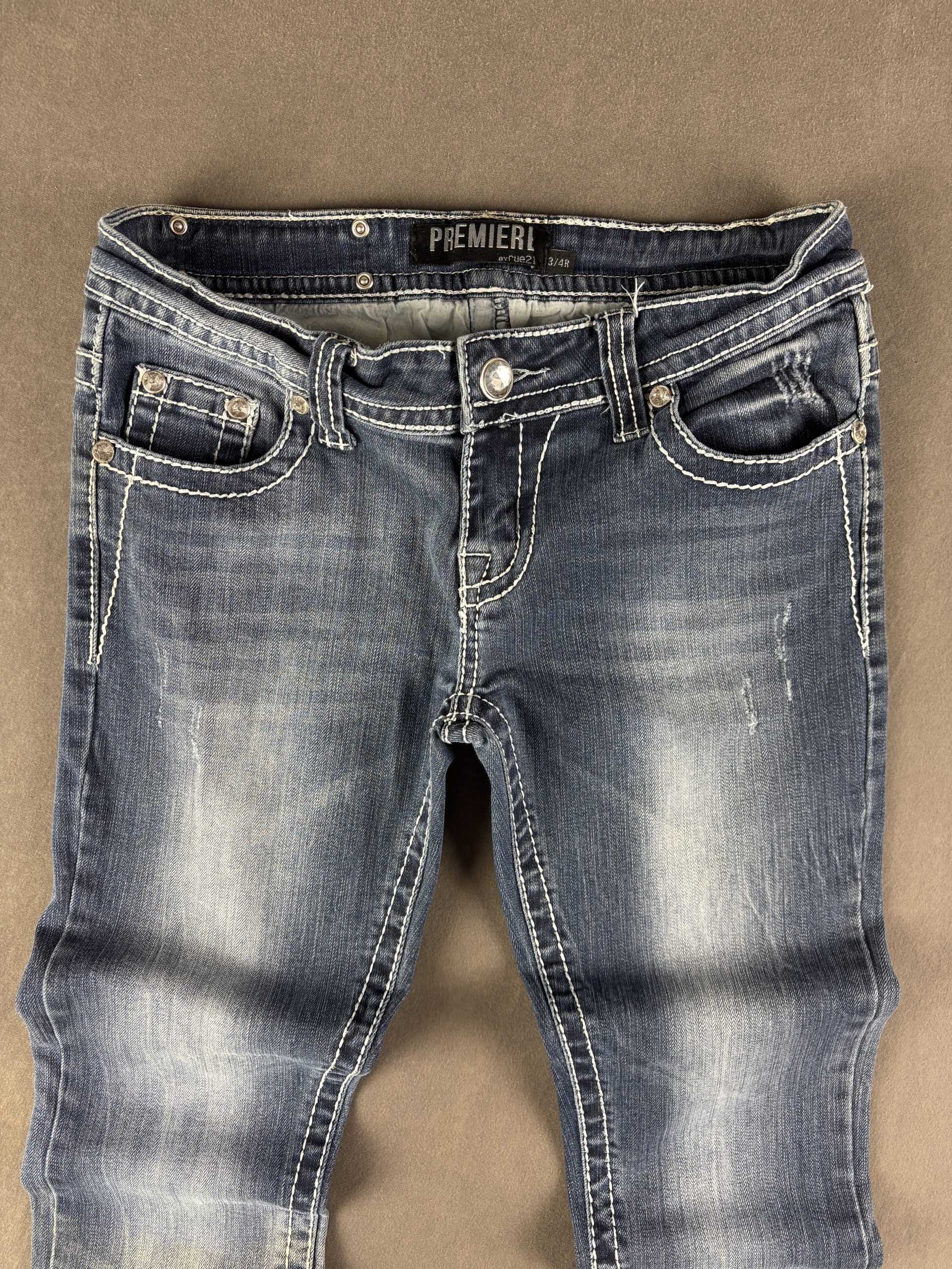 Premiere by rue21 Bootcut Jeans | Mid Blue | 3/4R image 4