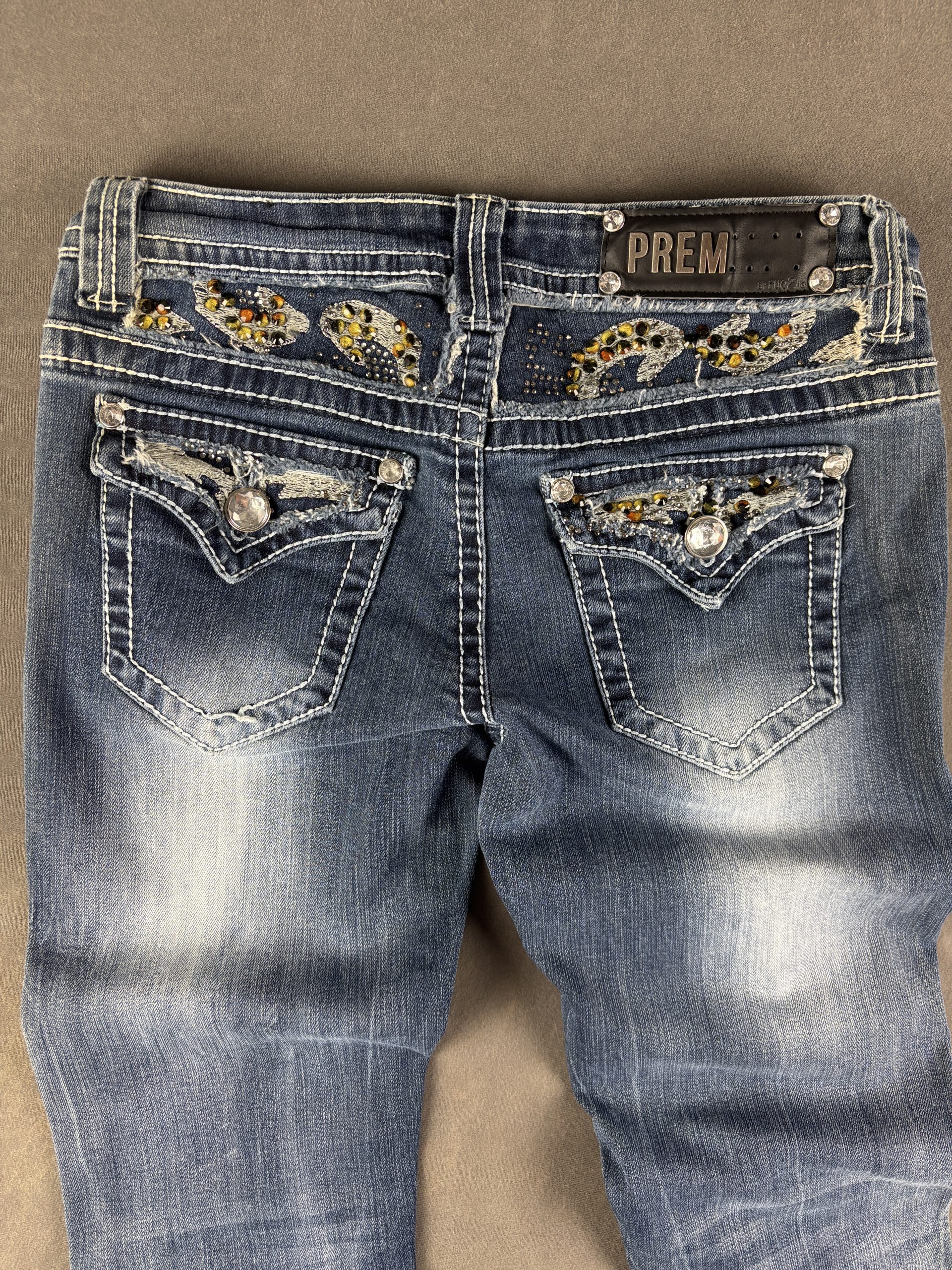 Premiere by rue21 Bootcut Jeans | Mid Blue | 3/4R image 3