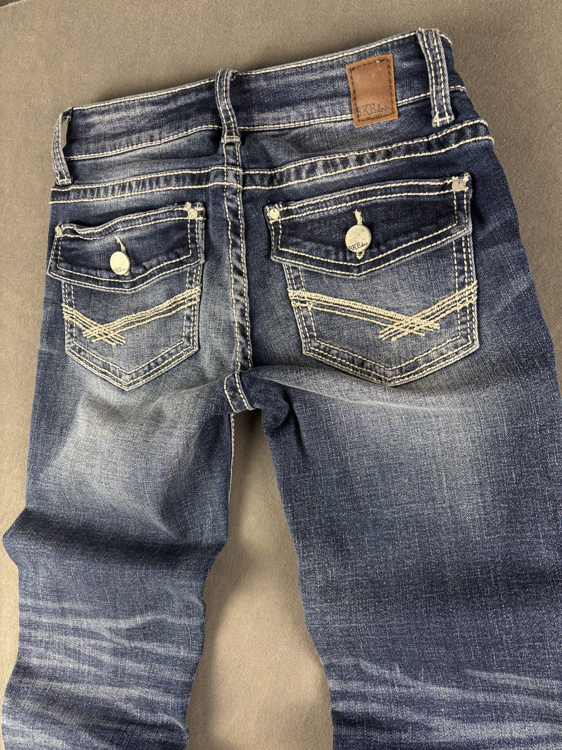 BKE Denim Stella Bootcut | Dark Indigo | 24x31½ image 3