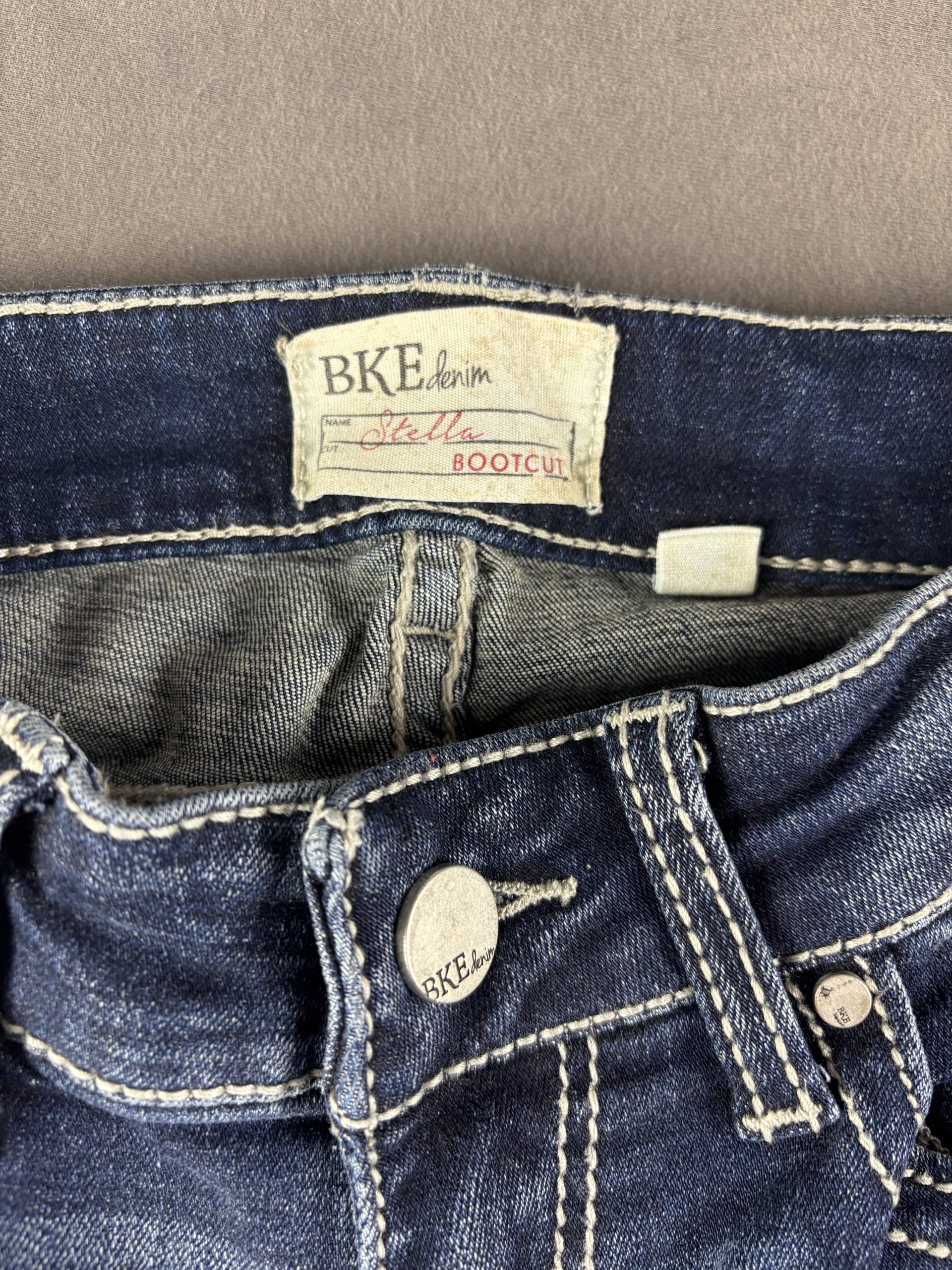 BKE Denim Stella Bootcut | Dark Indigo | 24x31½ image 5