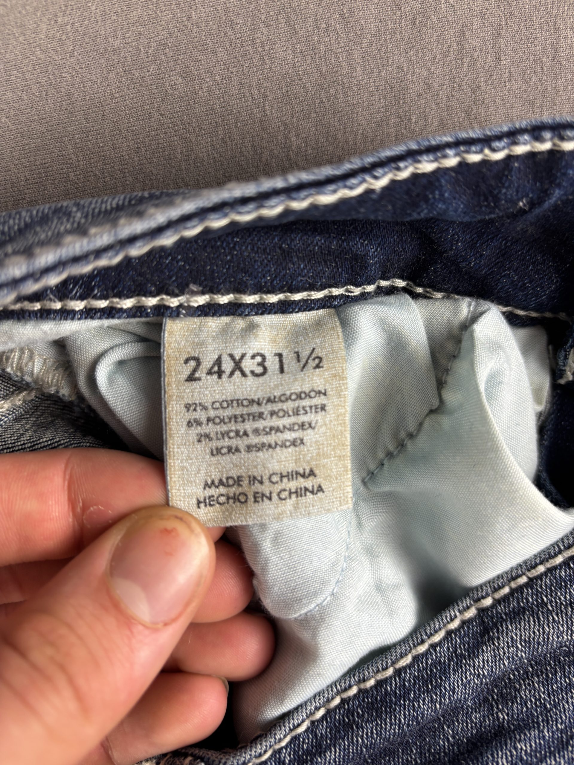 BKE Denim Stella Bootcut | Dark Indigo | 24x31½ image 6