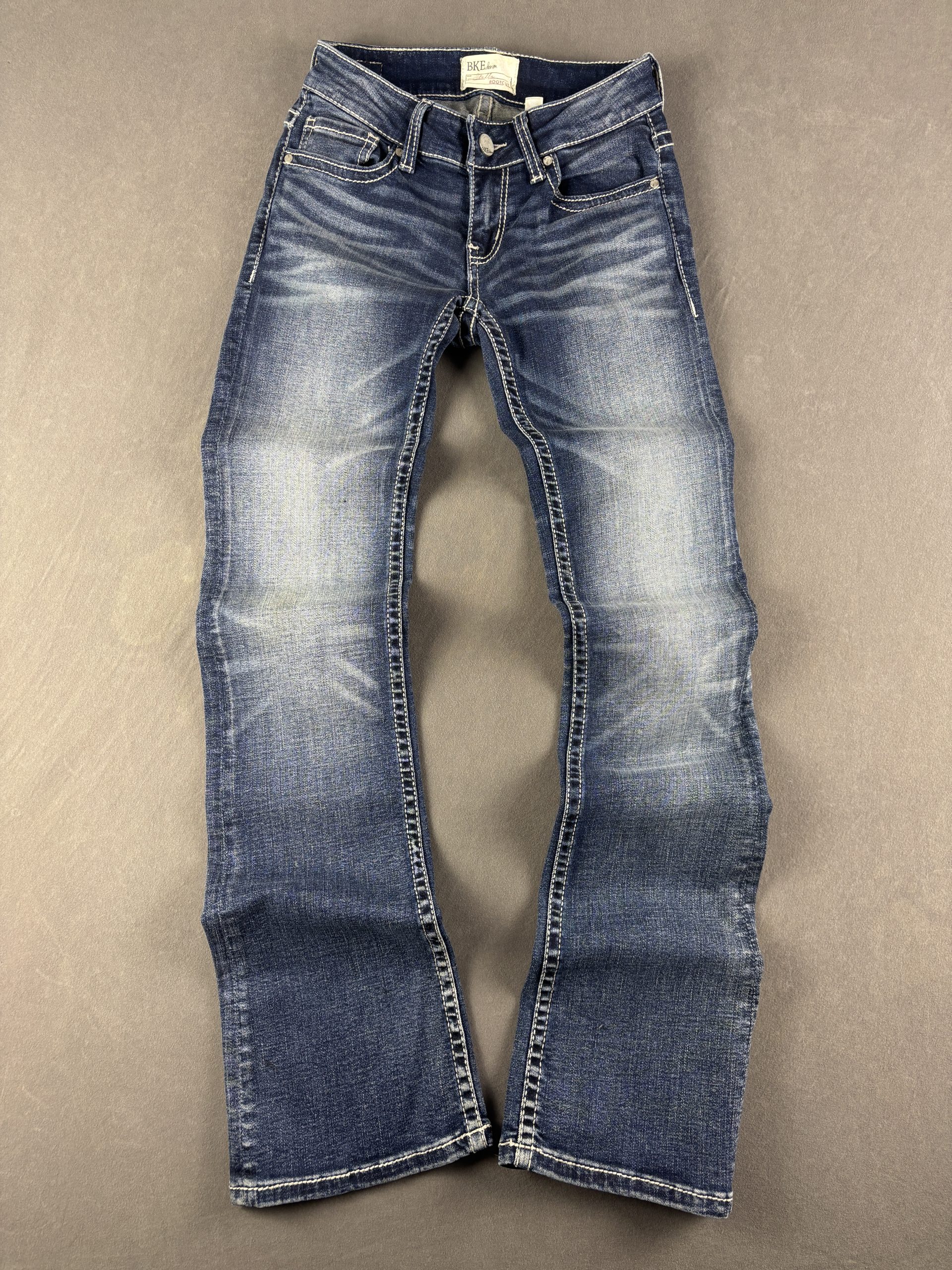 BKE Denim Stella Bootcut | Dark Indigo | 24x31½ image 2