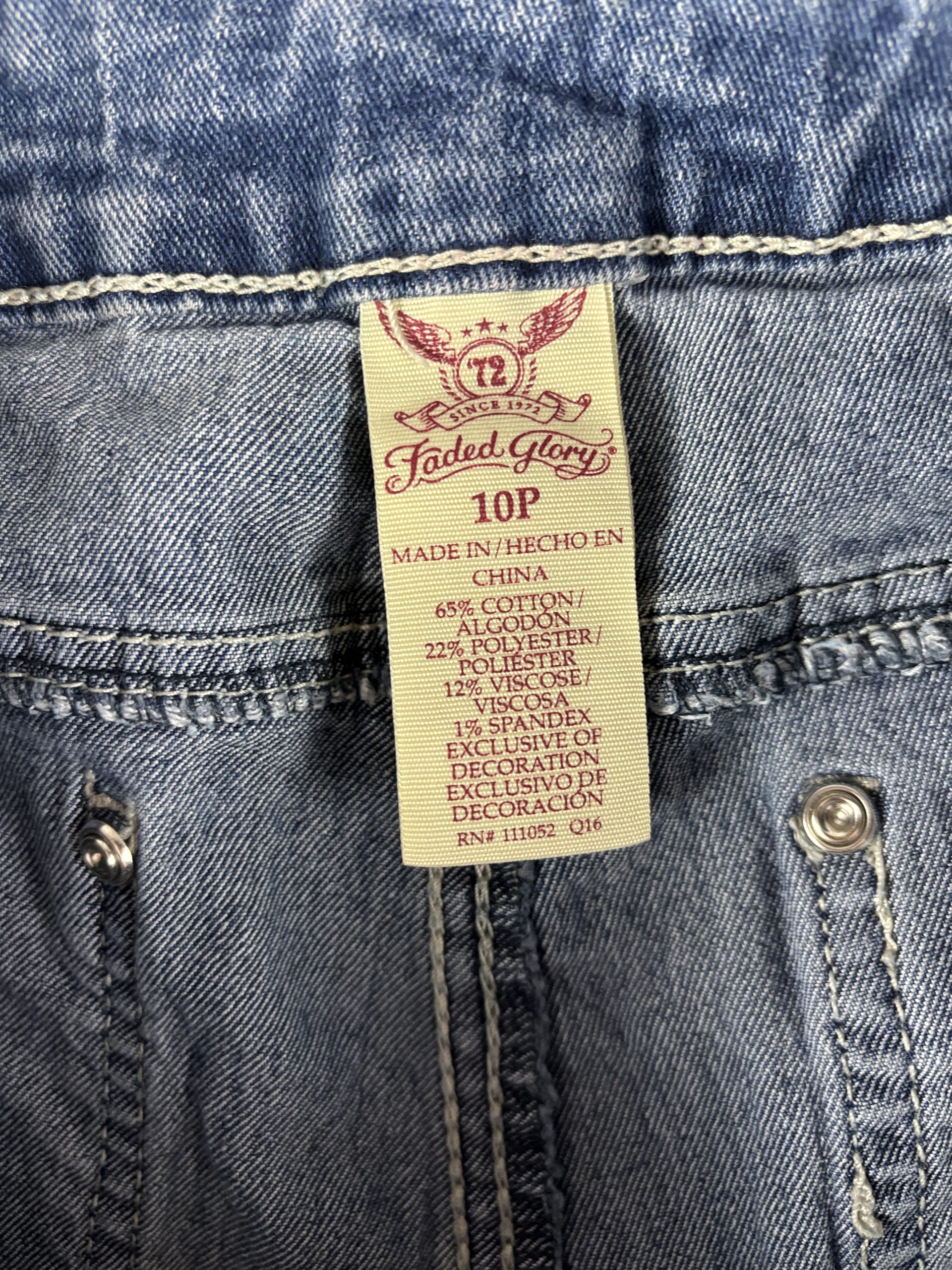 Faded Glory Bootcut Jeans | Mittelblau | 10S image 5