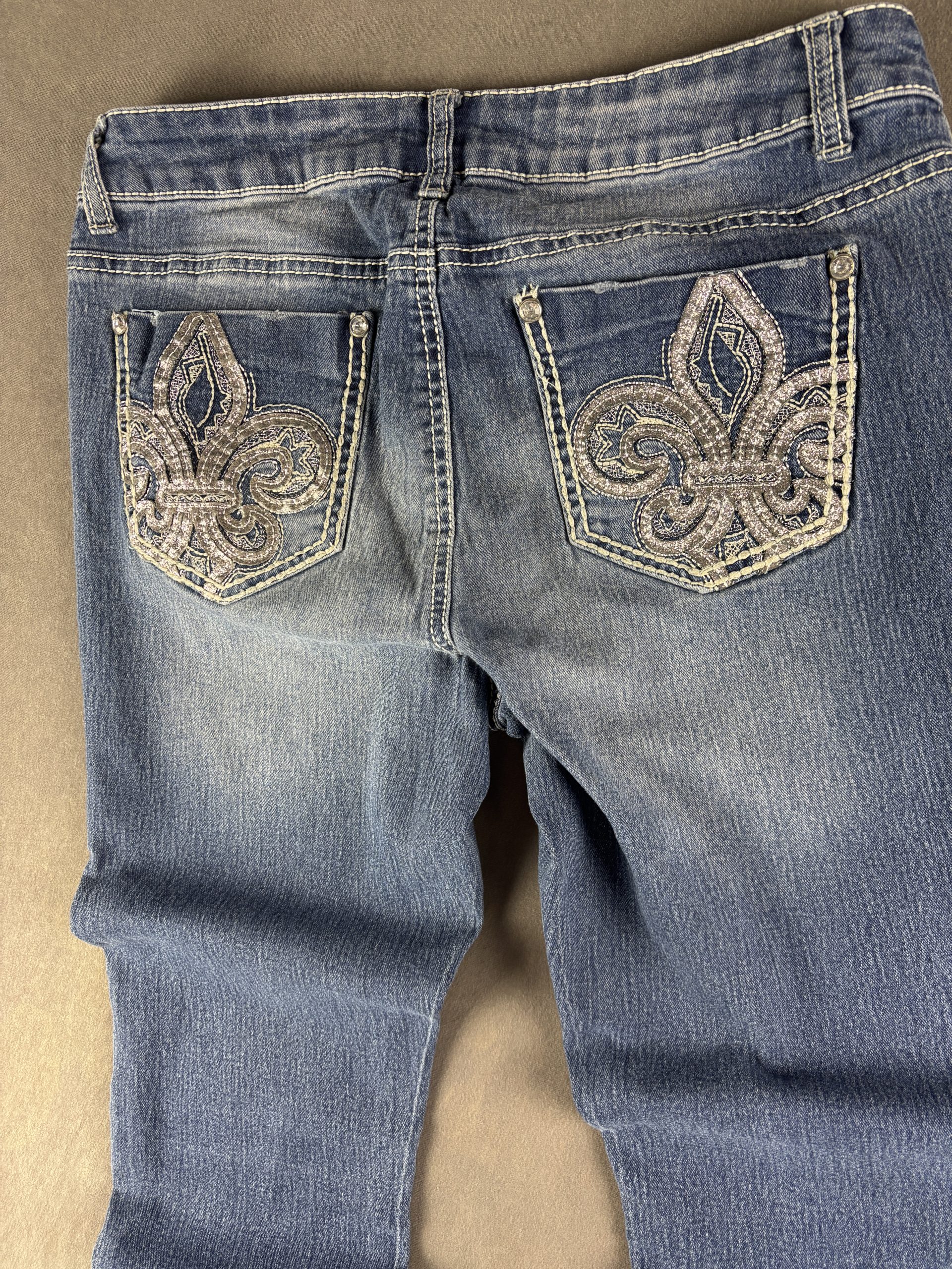 Faded Glory Bootcut Jeans | Mittelblau | 10S image 3