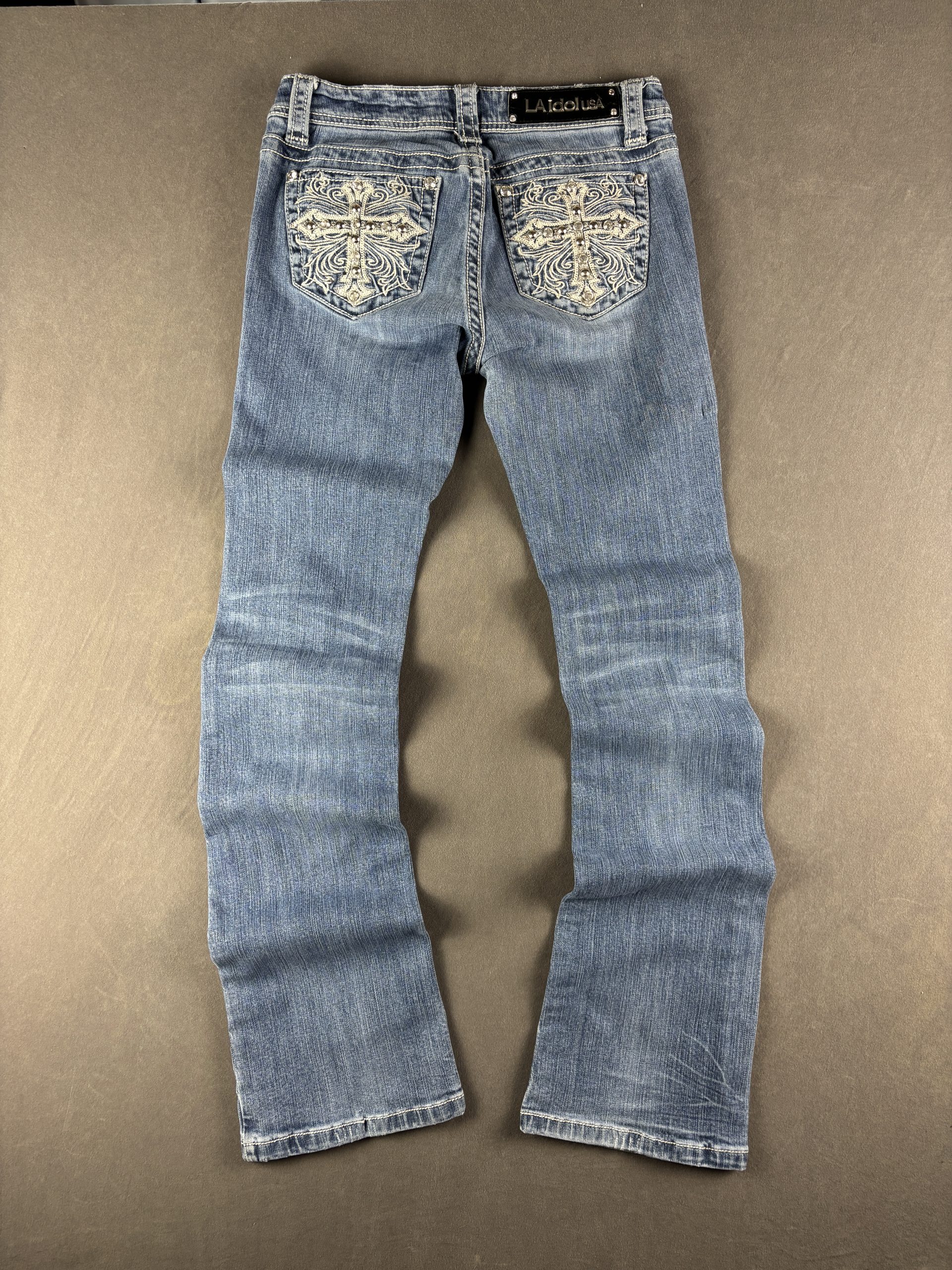 LA Idol USA Bootcut Jeans | Hellblau | 5