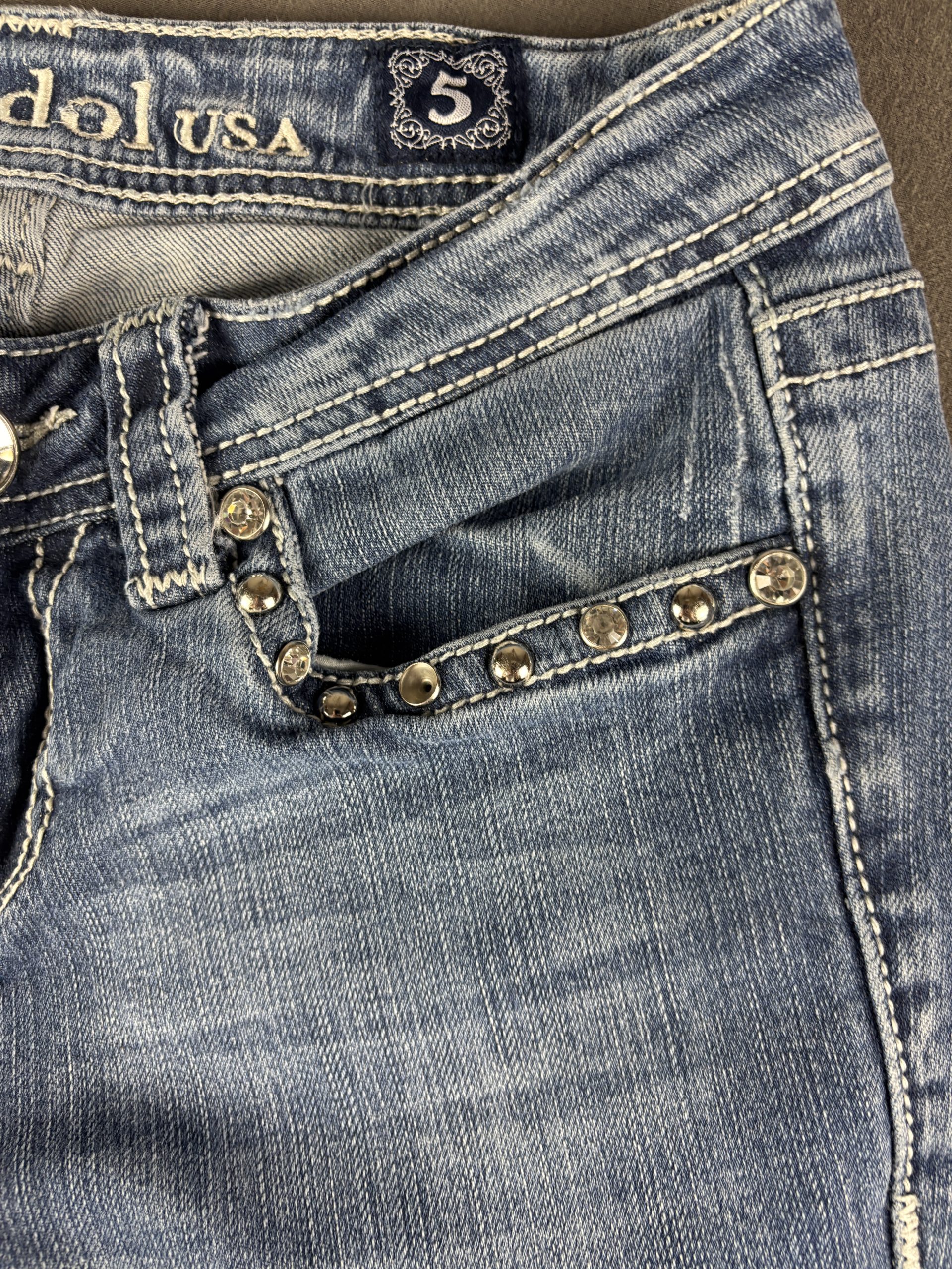 LA Idol USA Bootcut Jeans | Hellblau | 5 image 7