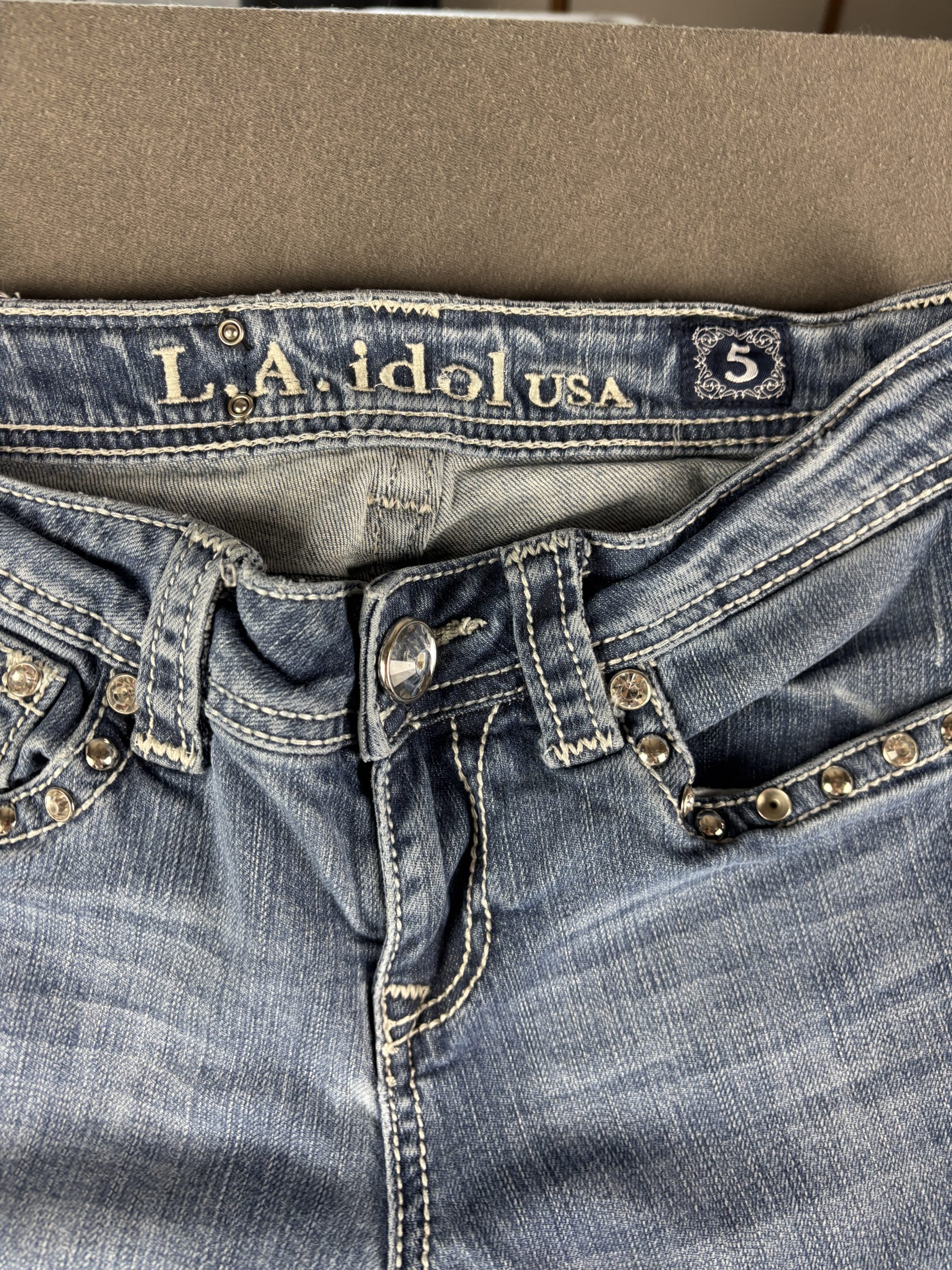 LA Idol USA Bootcut Jeans | Hellblau | 5 image 6
