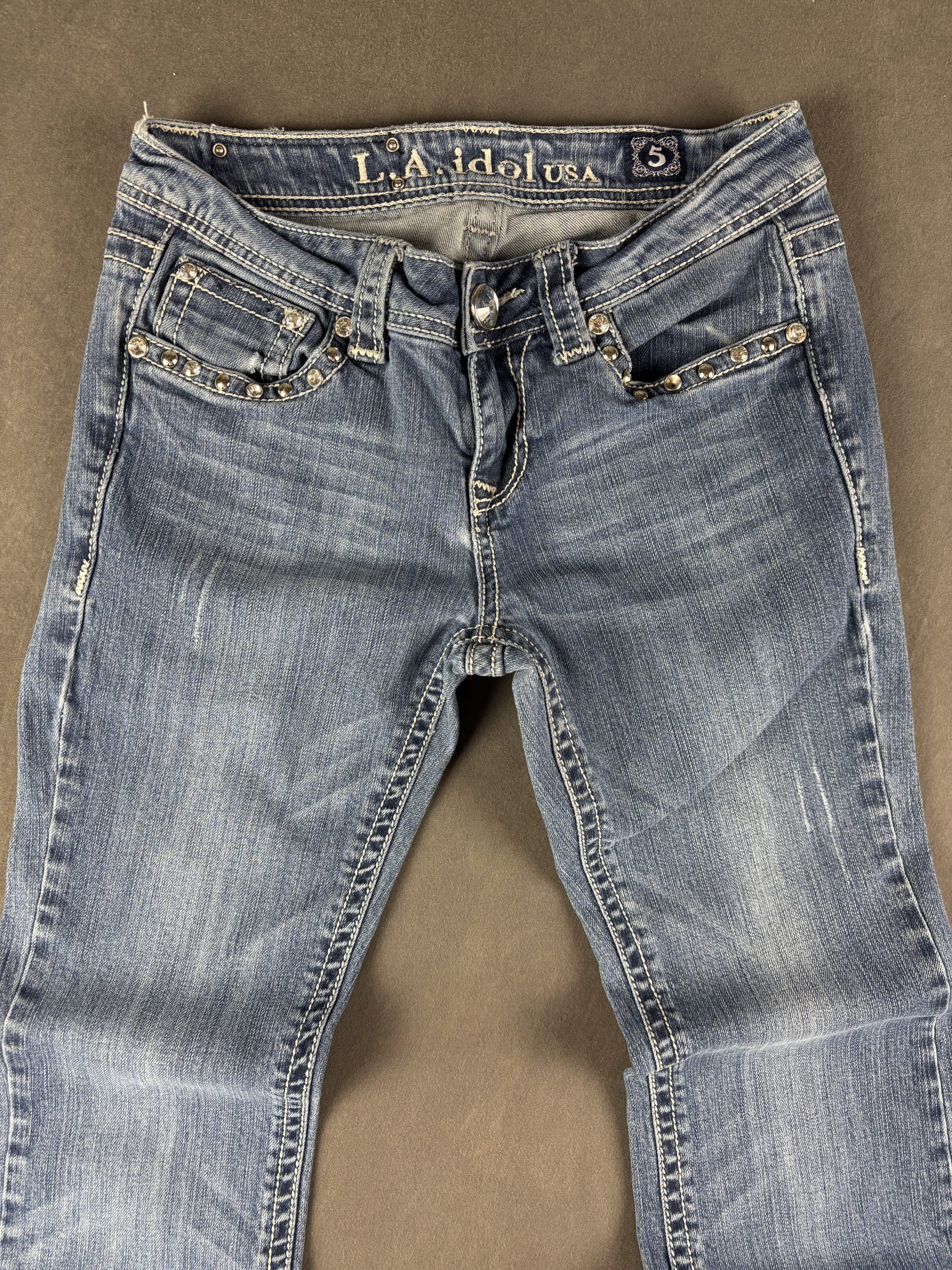 LA Idol USA Bootcut Jeans | Hellblau | 5 image 5