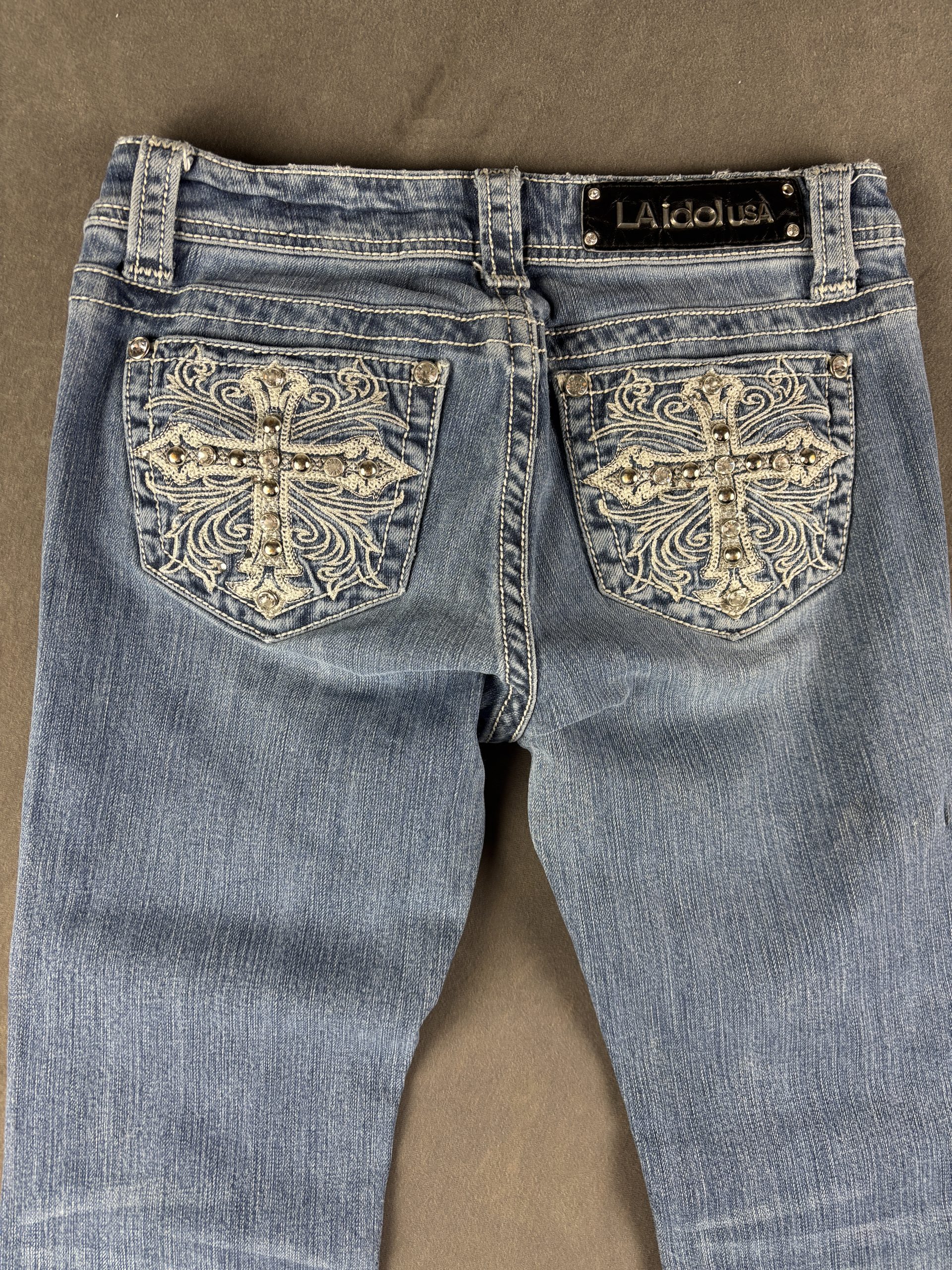 LA Idol USA Bootcut Jeans | Hellblau | 5 image 3