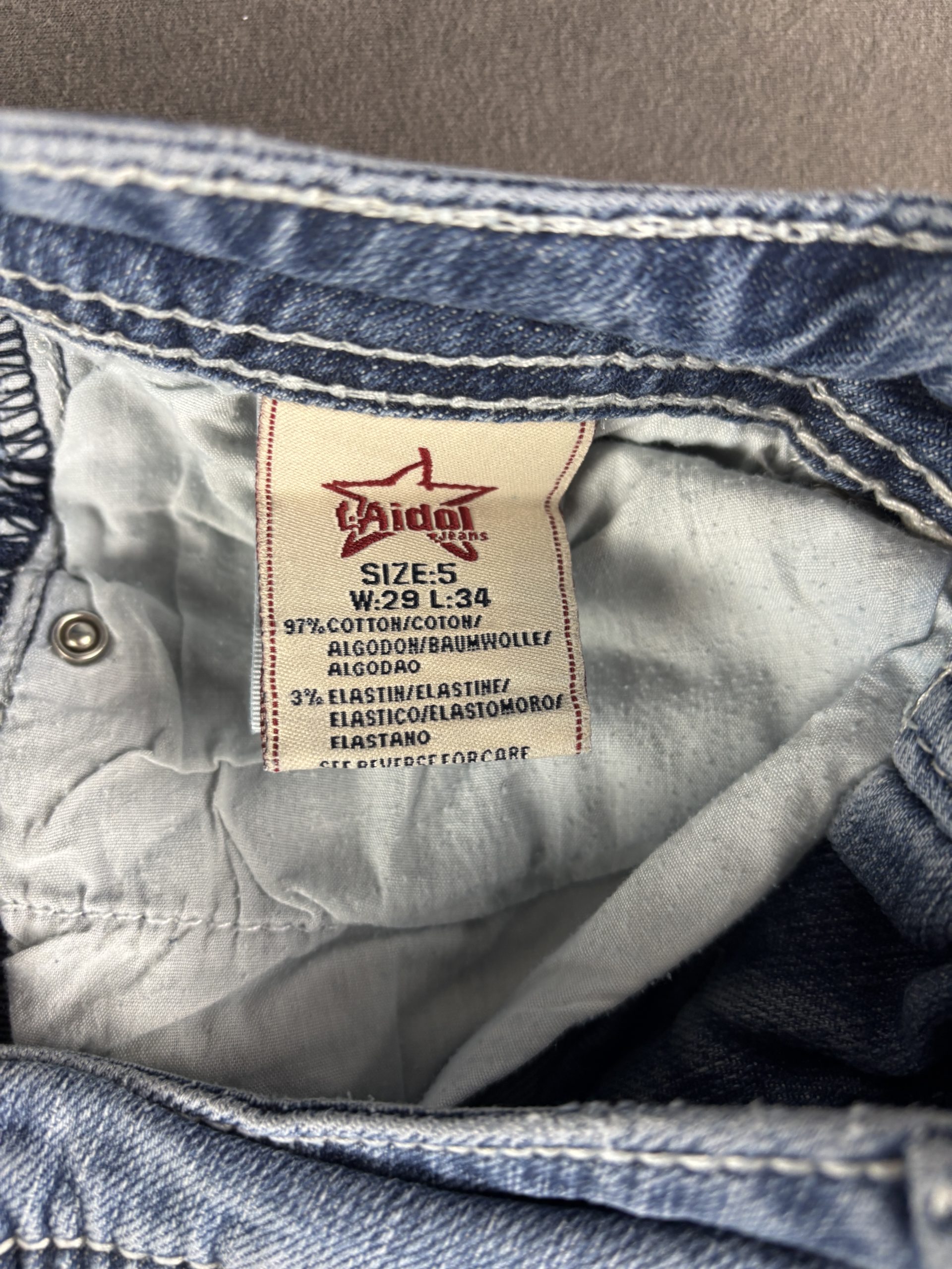 LA Idol USA Bootcut Jeans | Hellblau | 5 image 8