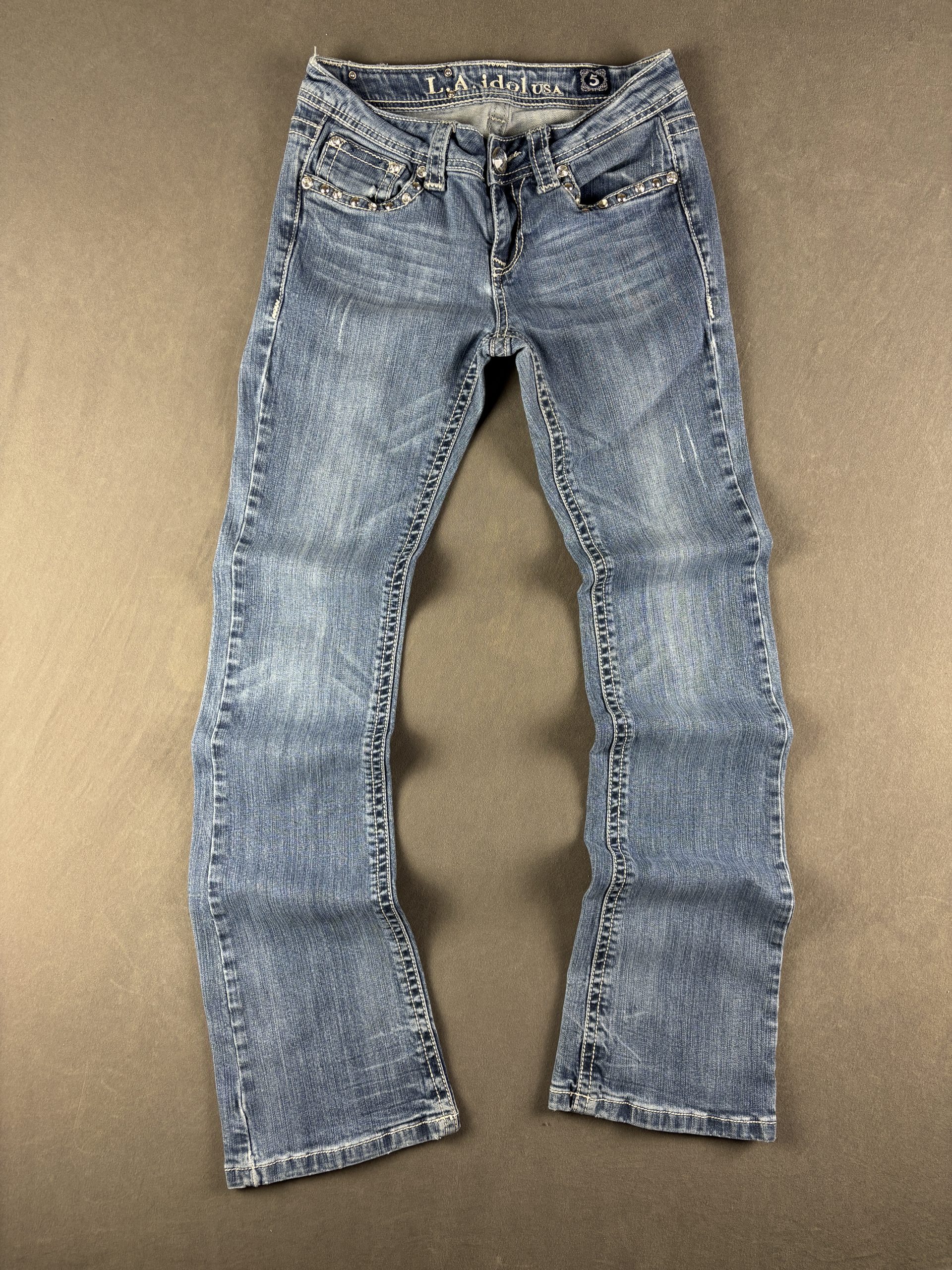 LA Idol USA Bootcut Jeans | Hellblau | 5 image 2