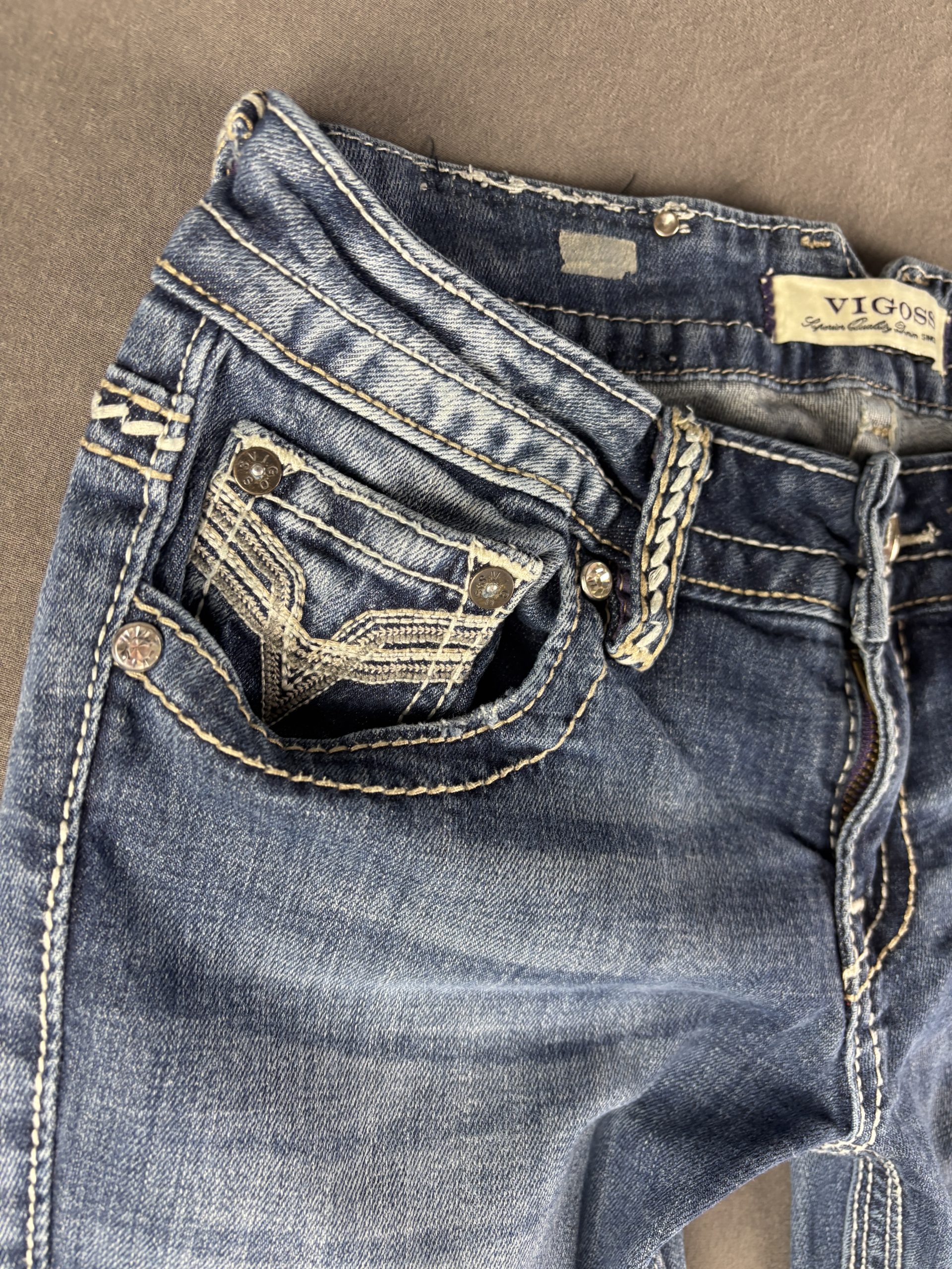 Vigoss Bootcut Jeans | Mittelblau | 31/32 image 7