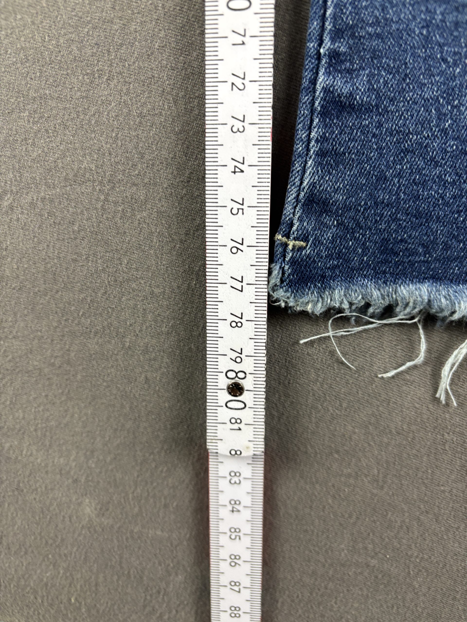 Bamboo Jeans Flared Cross Patch | Mittelblau | Größe 9 image 7