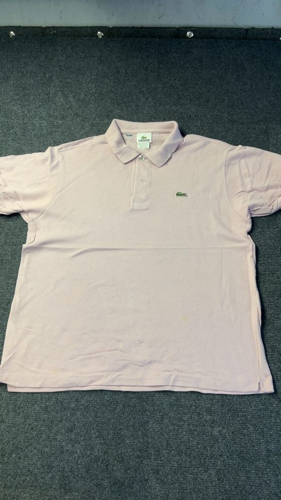 Lacoste Pink Polo Shirt Medium Classic Fit