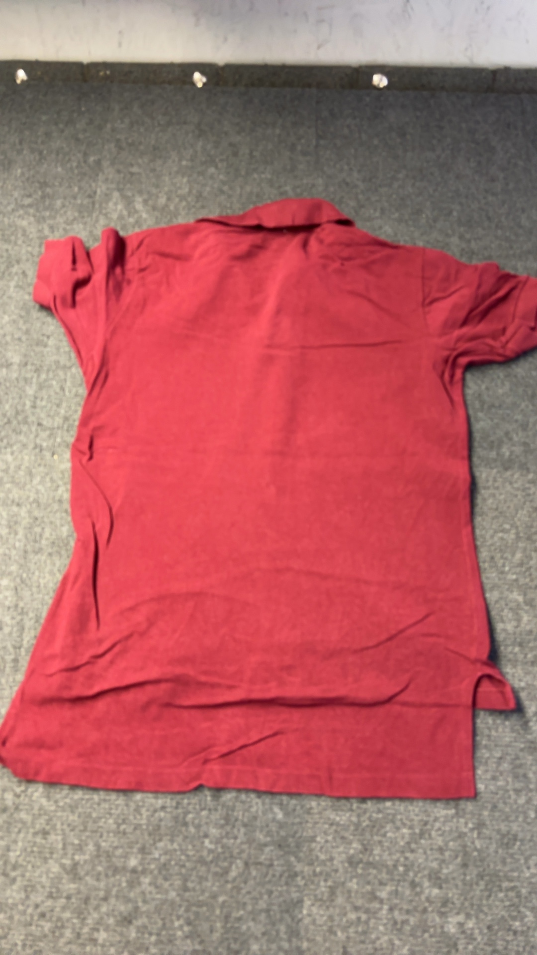 Lacoste Red Polo Shirt Medium Vintage Classic image 2