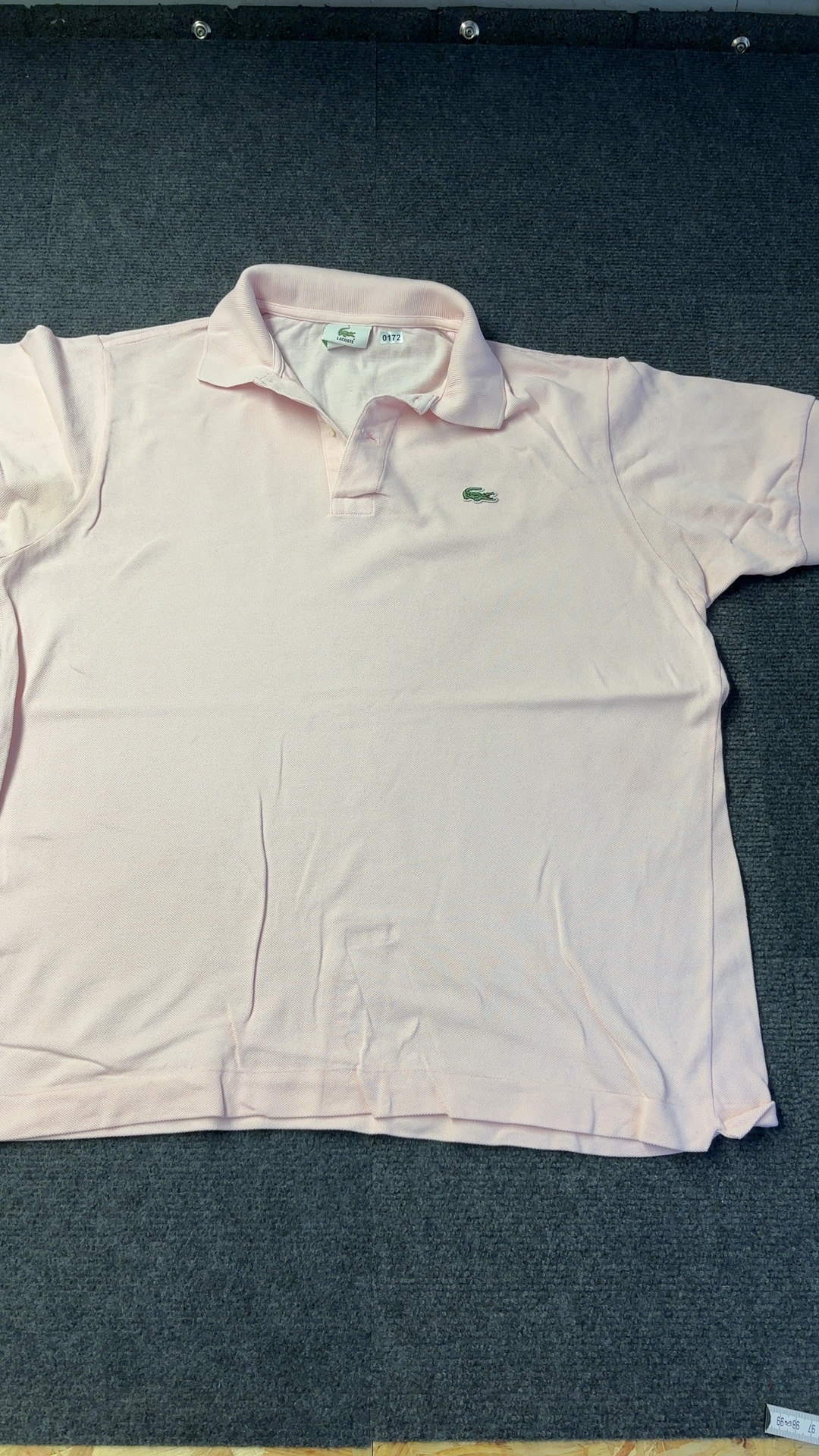 Lacoste Pink Polo Shirt Size 5 Classic Fit