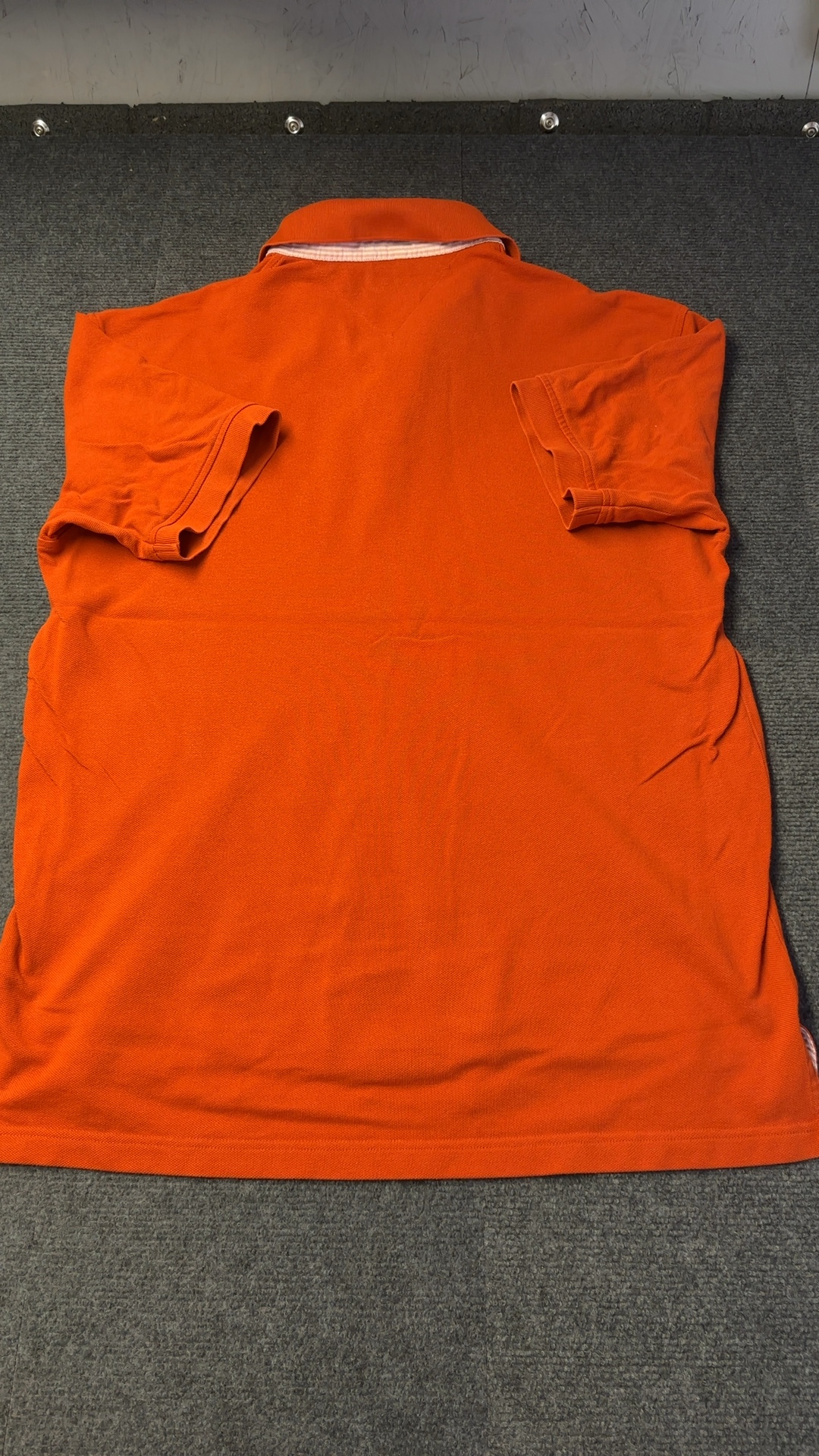 Tommy Hilfiger Orange Polo Shirt XL Classic Fit image 3