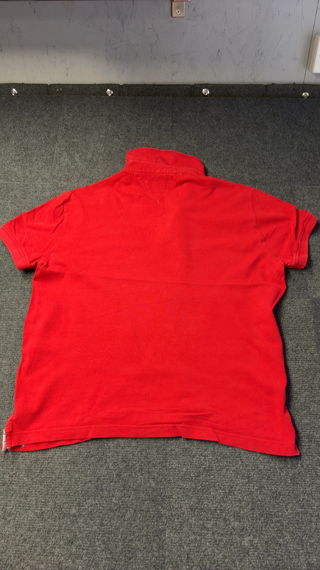 Tommy Hilfiger Red Polo Shirt Large Short Sleeve image 2