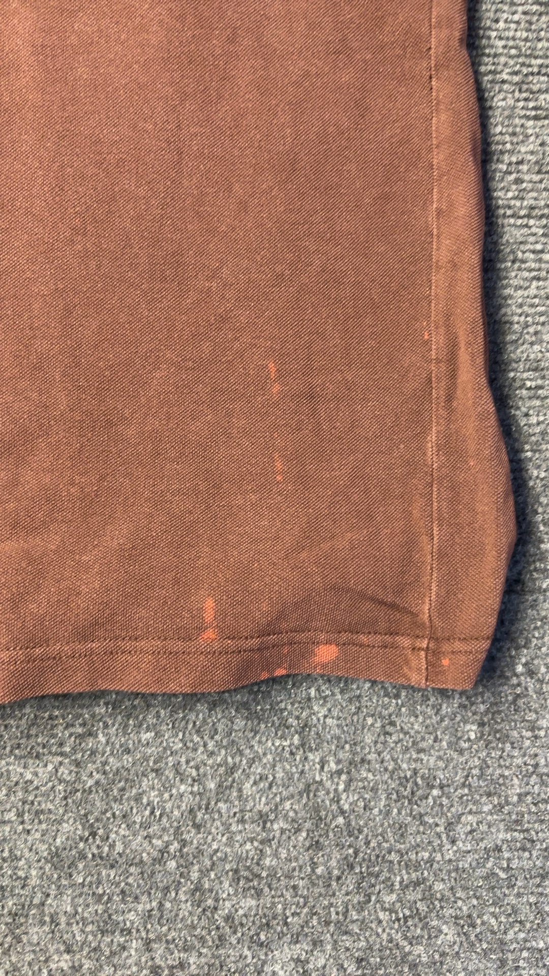Lacoste Brown Polo Shirt Large Classic Fit Cotton image 4