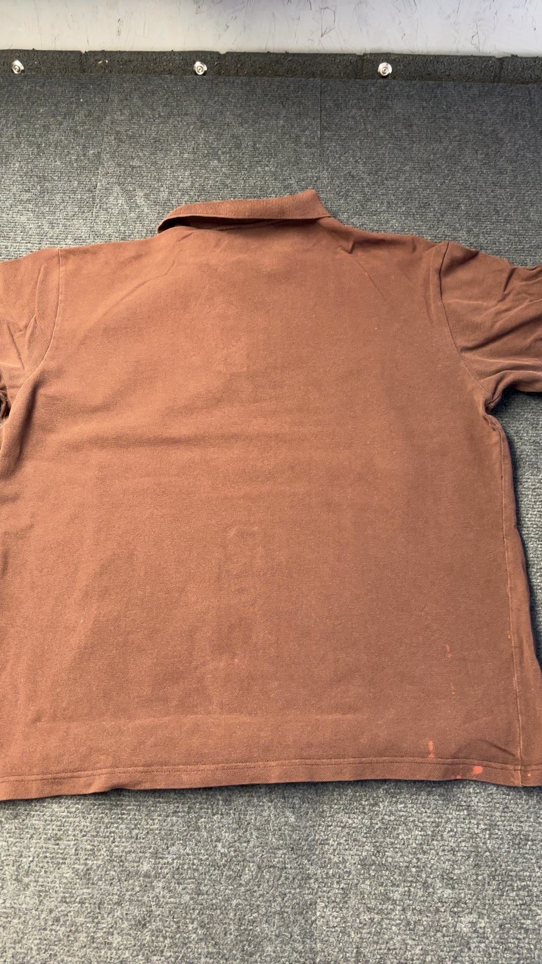 Lacoste Brown Polo Shirt Large Classic Fit Cotton image 5