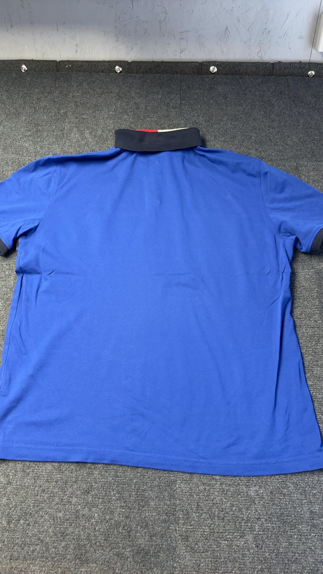 Tommy Hilfiger Blue Red & White Polo Shirt XXL Custom Fit image 2