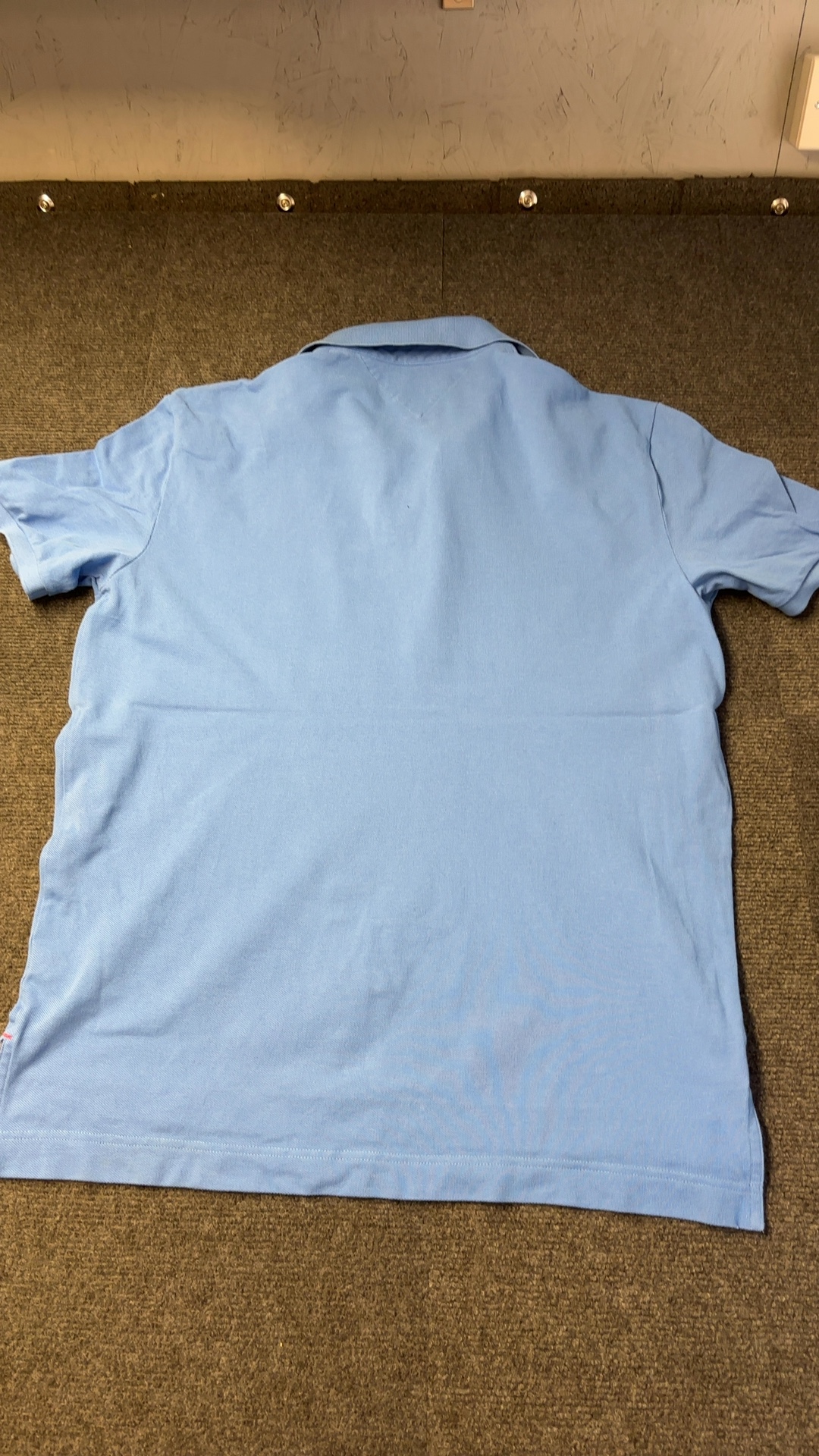Tommy Hilfiger Light Blue Polo Shirt Large Cotton image 2