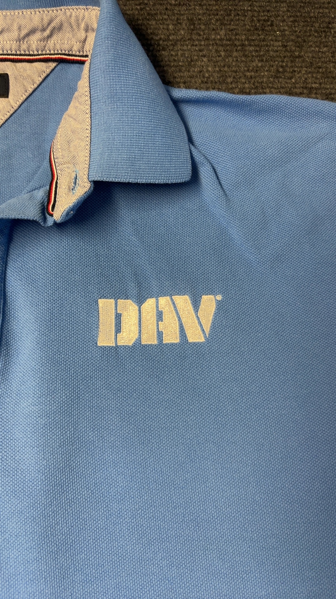Tommy Hilfiger Light Blue Polo Shirt Large Cotton image 7