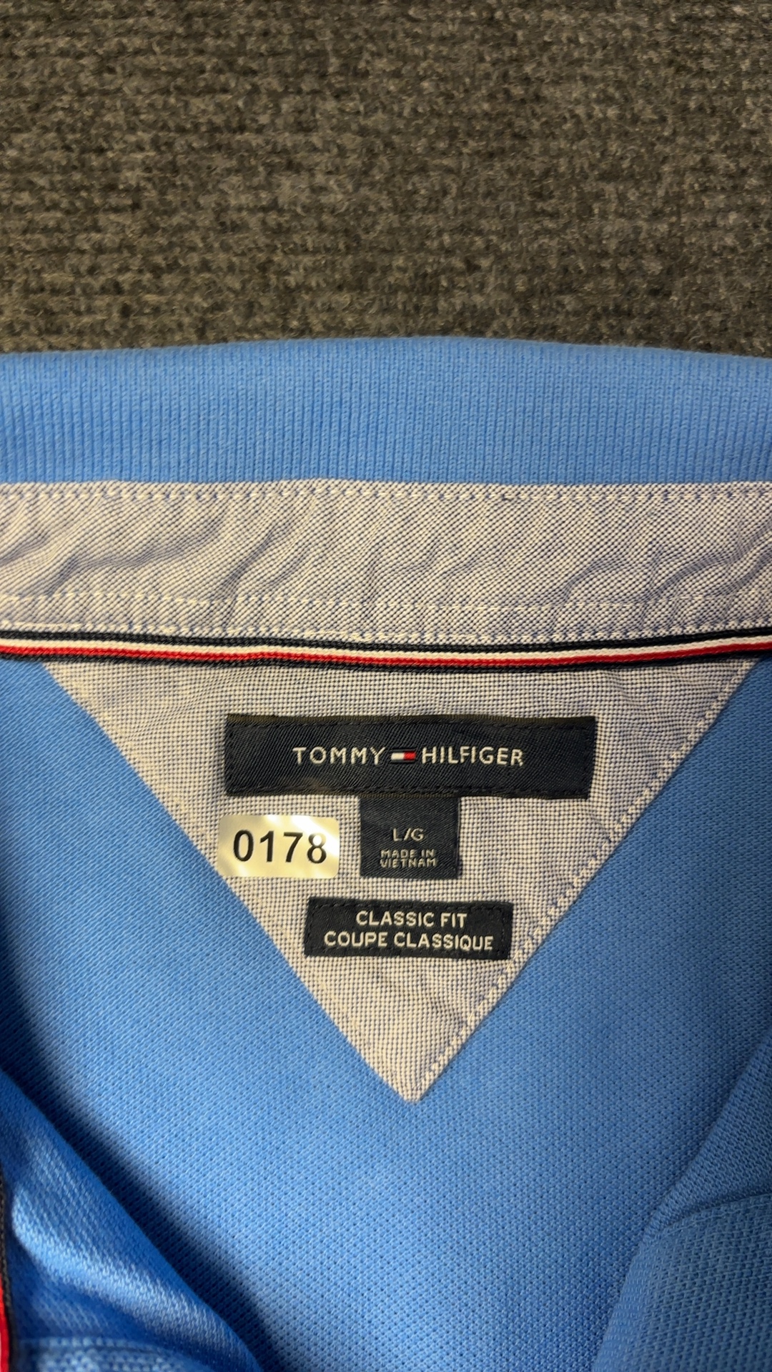 Tommy Hilfiger Light Blue Polo Shirt Large Cotton image 3