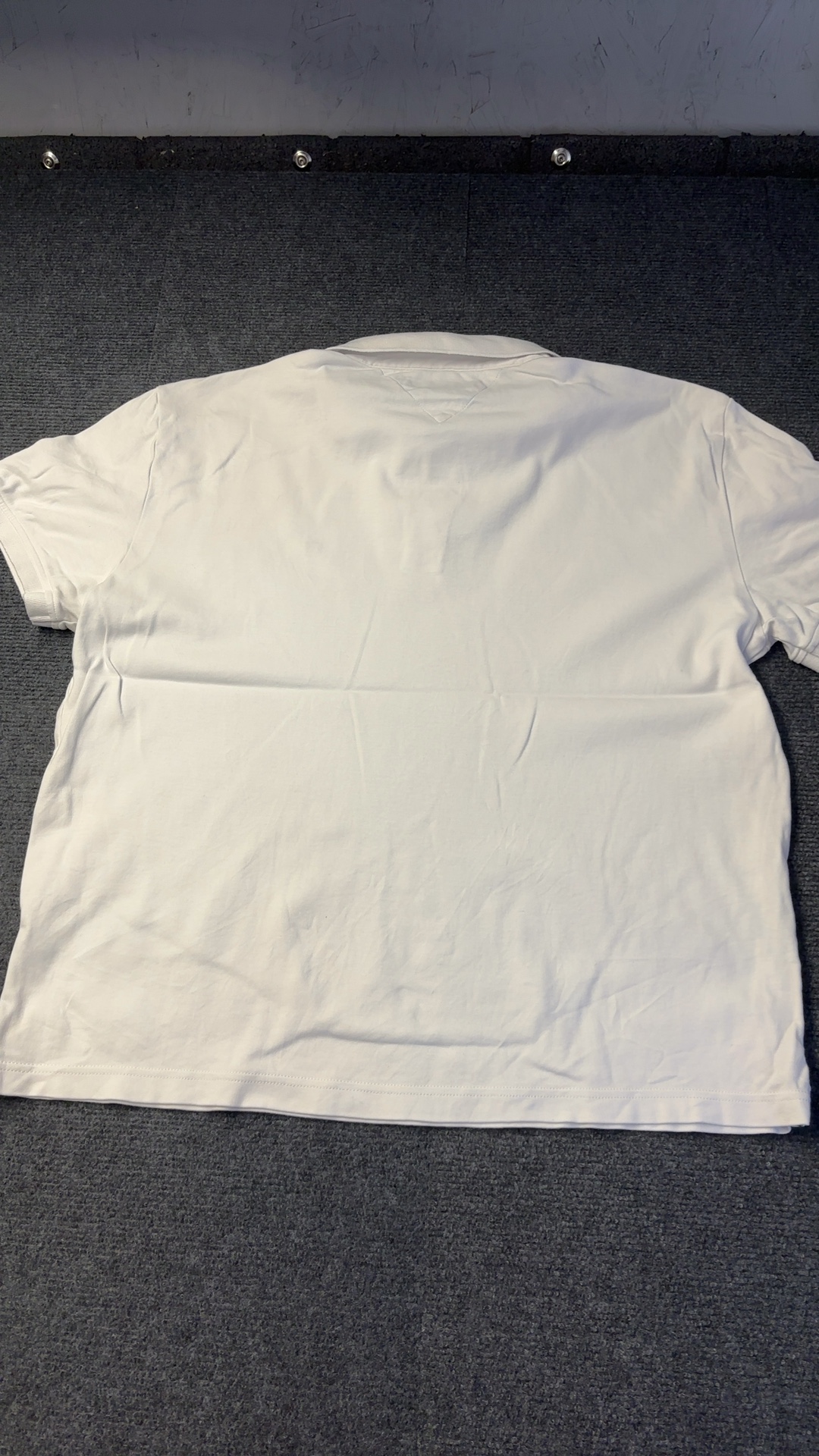Tommy Hilfiger White Polo Shirt XL Custom Fit image 2