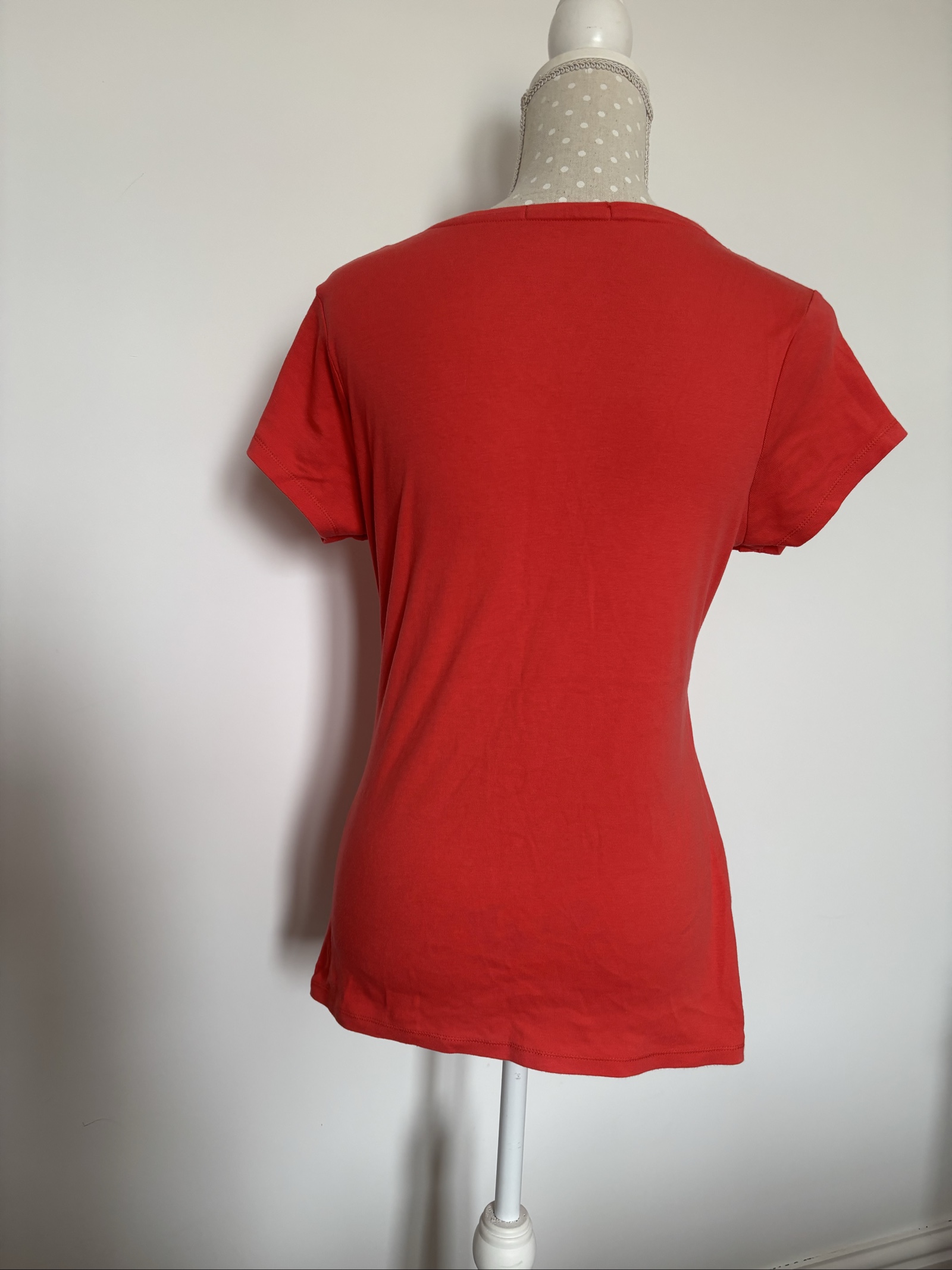George Coral Scoop Neck T-Shirt UK 16. 137 image 3