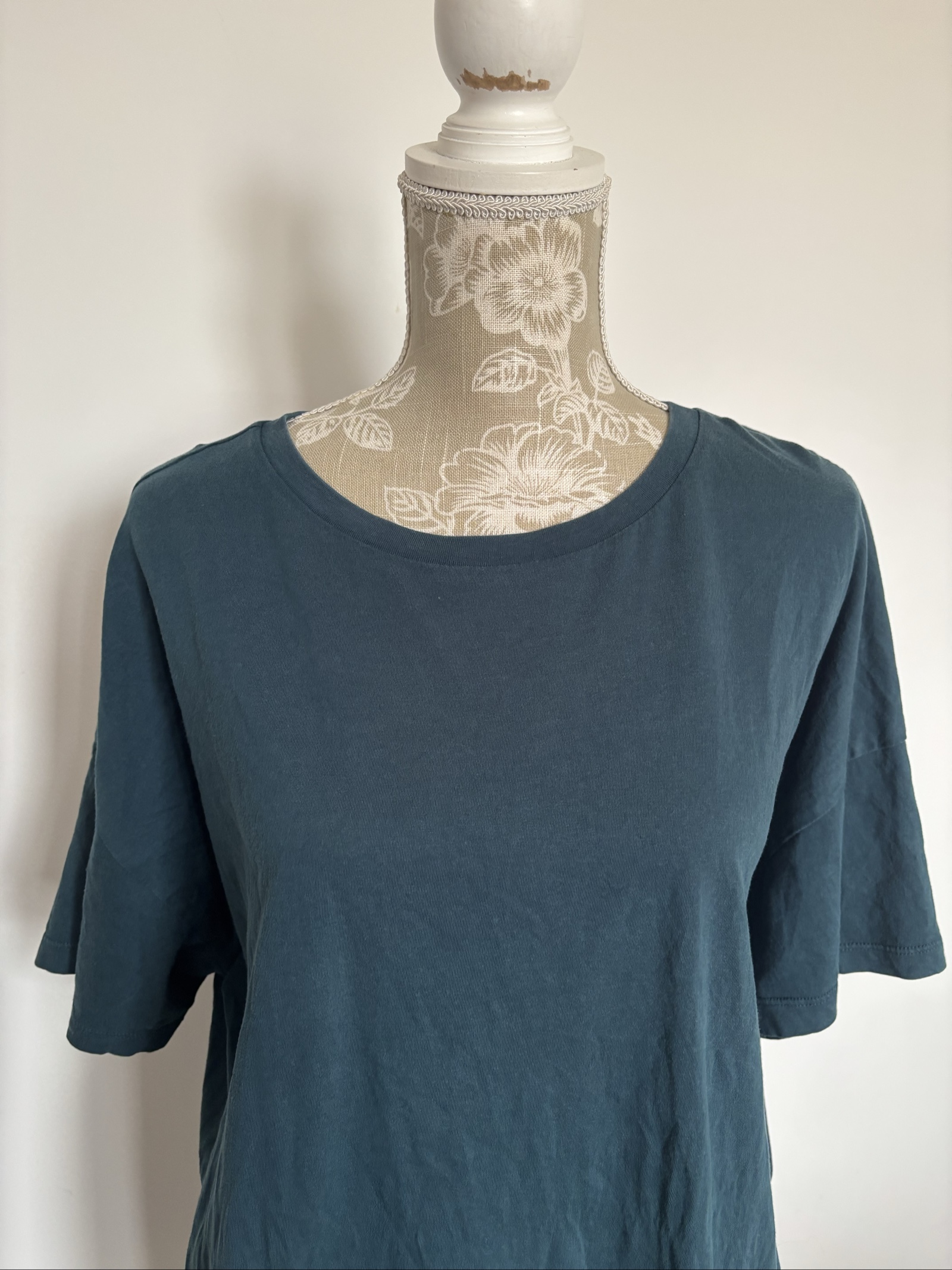 Next Teal Oversized Tee Size 16 with Small Holes. 141 image 2