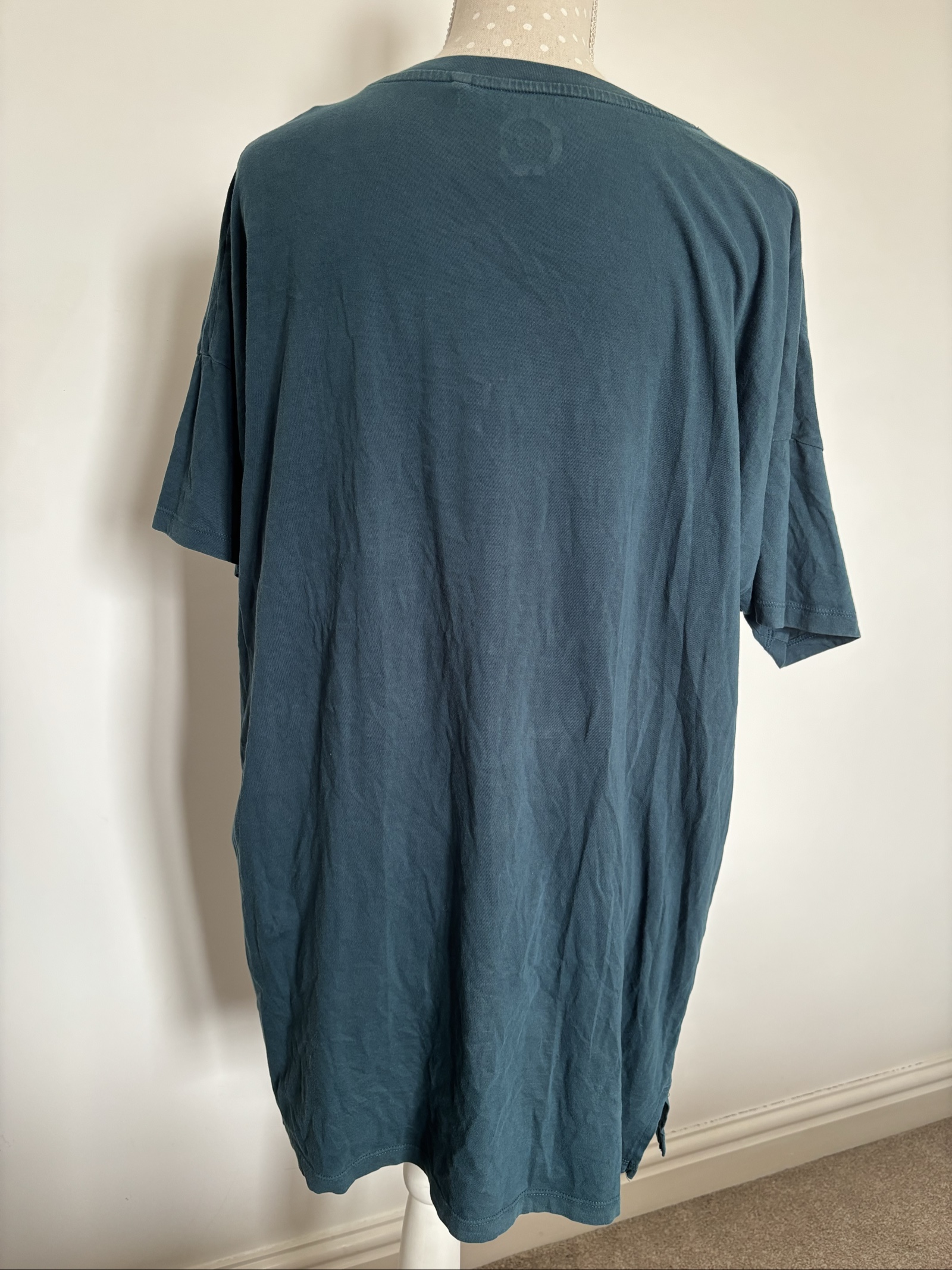 Next Teal Oversized Tee Size 16 with Small Holes. 141 image 4