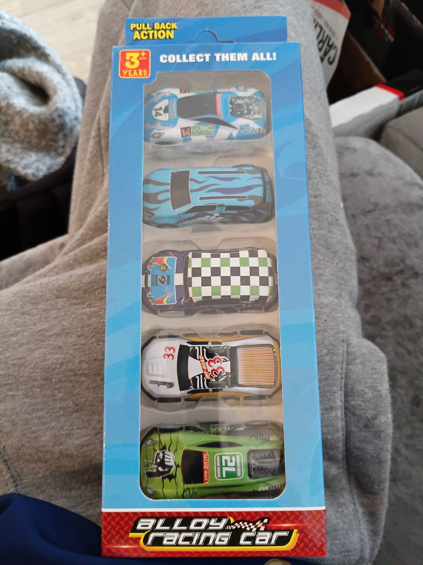 Alloy Racing Car Toy Set 5 Pack for Ages 3+