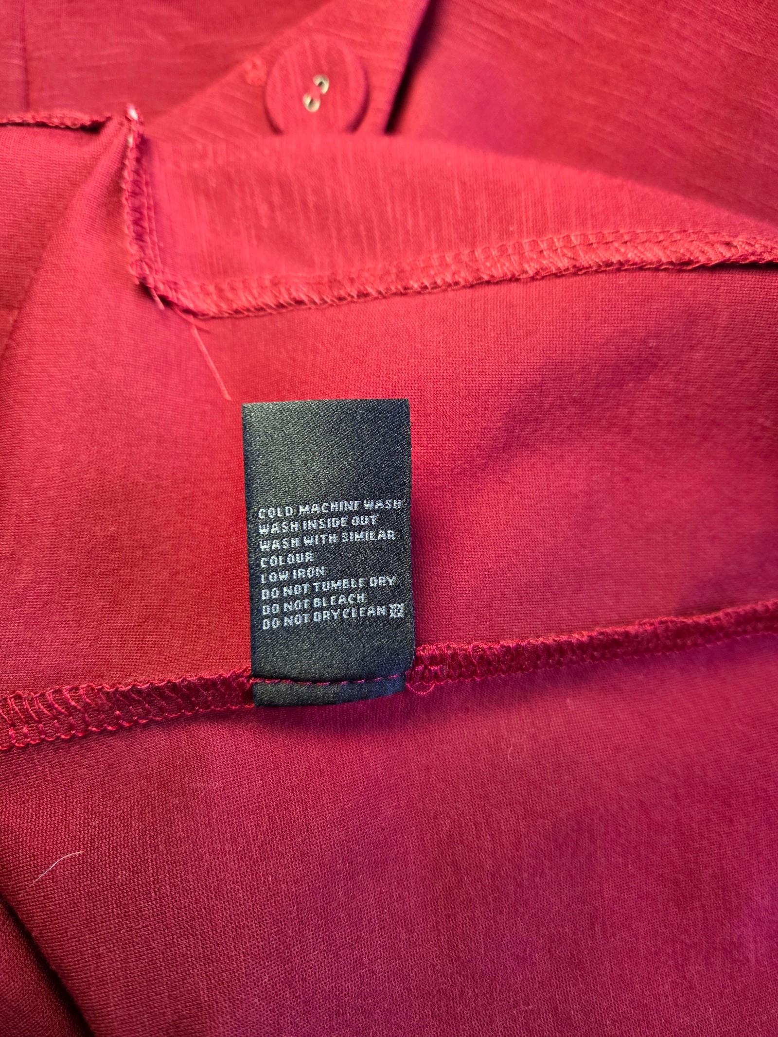 Oxford Burgundy Paige Ponte Button Dress Size 8 Women image 6