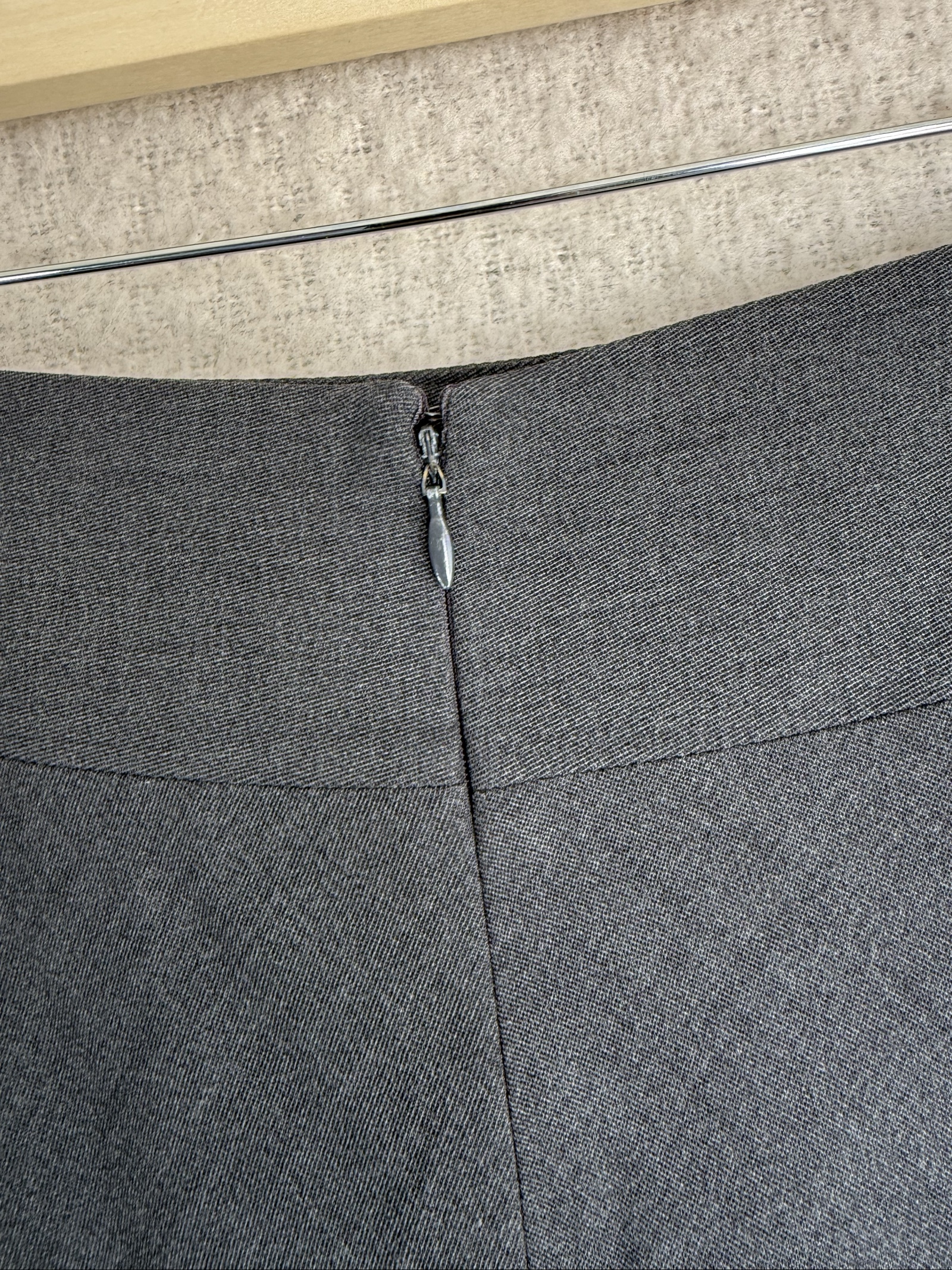 Jigsaw Charcoal Grey Flared Skirt UK 16 Classic Workwear Smart Skirt image 5
