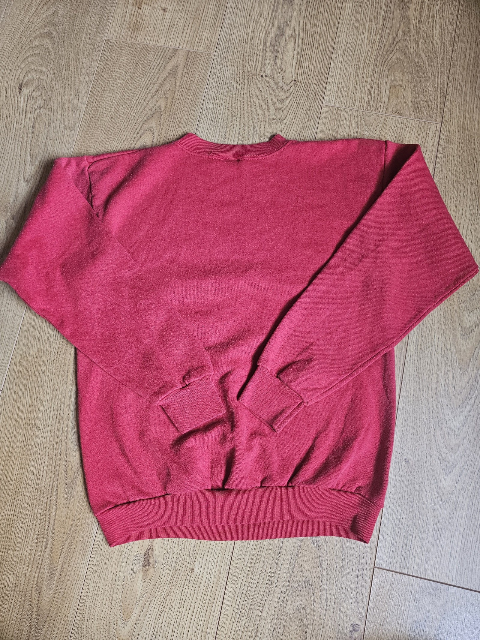 Peanuts Red Christmas Snoopy & Lucy Sweatshirt Medium image 6