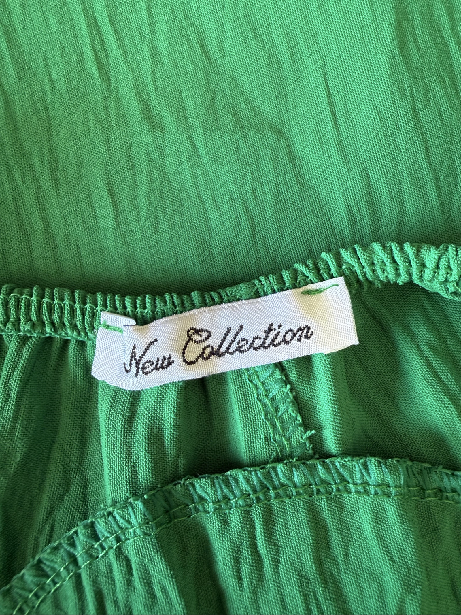 New Collection Green Sleeveless Summer Dress UK One Size Lightweight Chic image 3