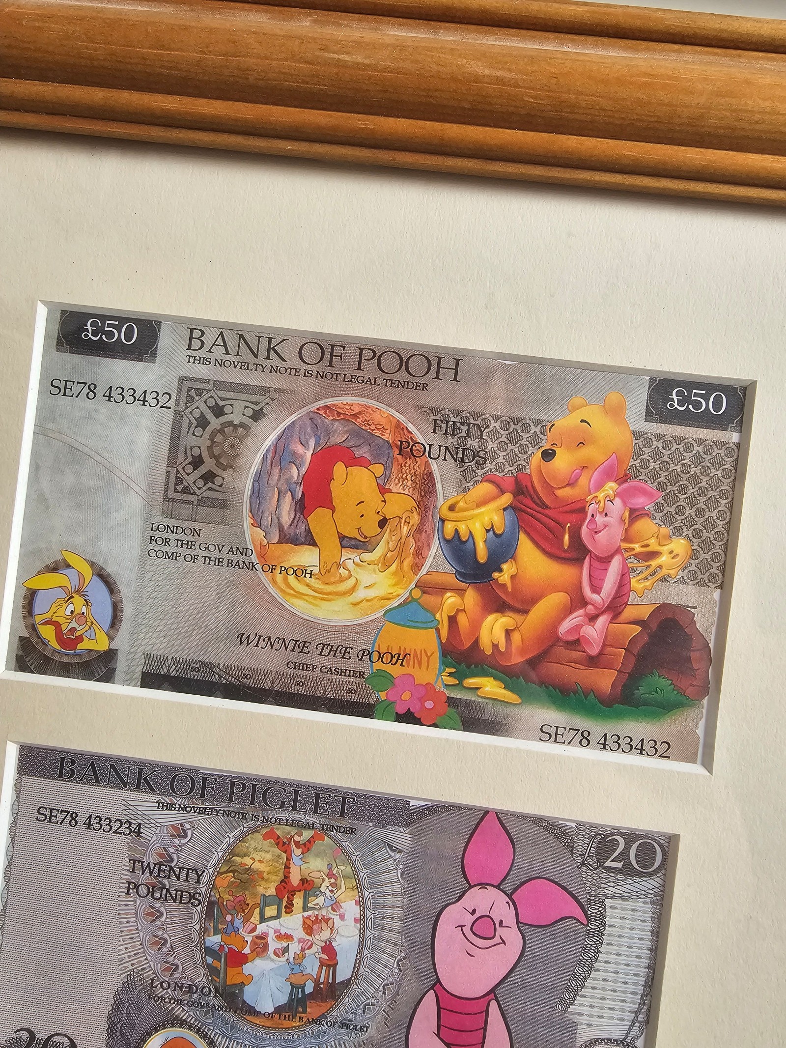 Winnie the Pooh Bank of Pooh Framed Novelty Note Collection image 2