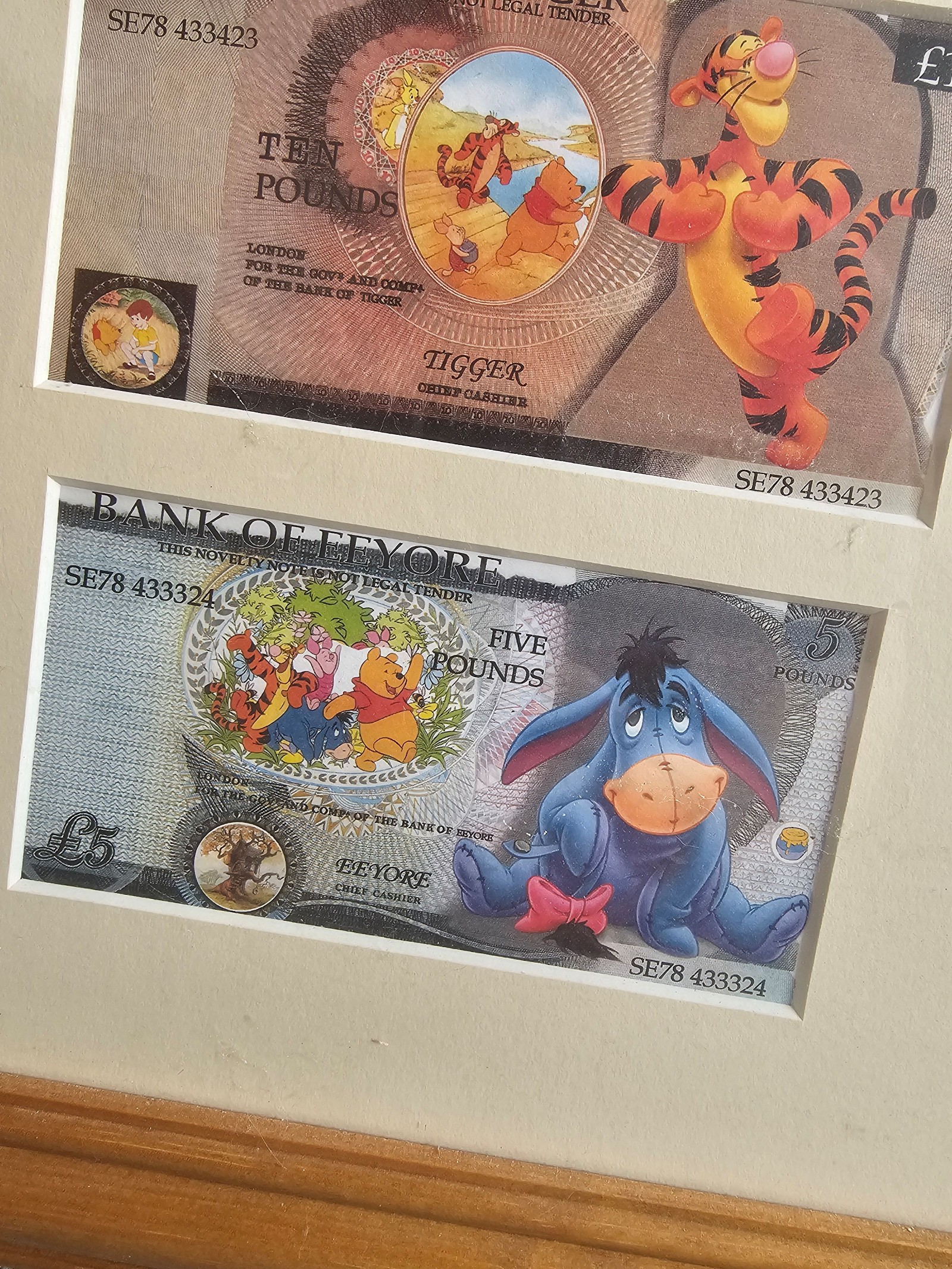 Winnie the Pooh Bank of Pooh Framed Novelty Note Collection image 5