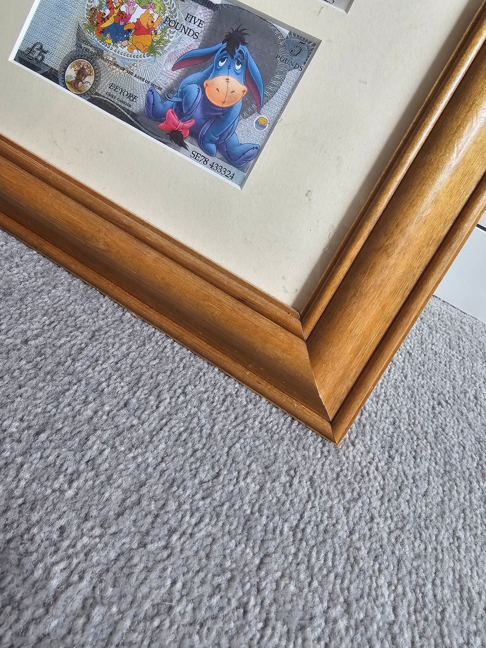 Winnie the Pooh Bank of Pooh Framed Novelty Note Collection image 10