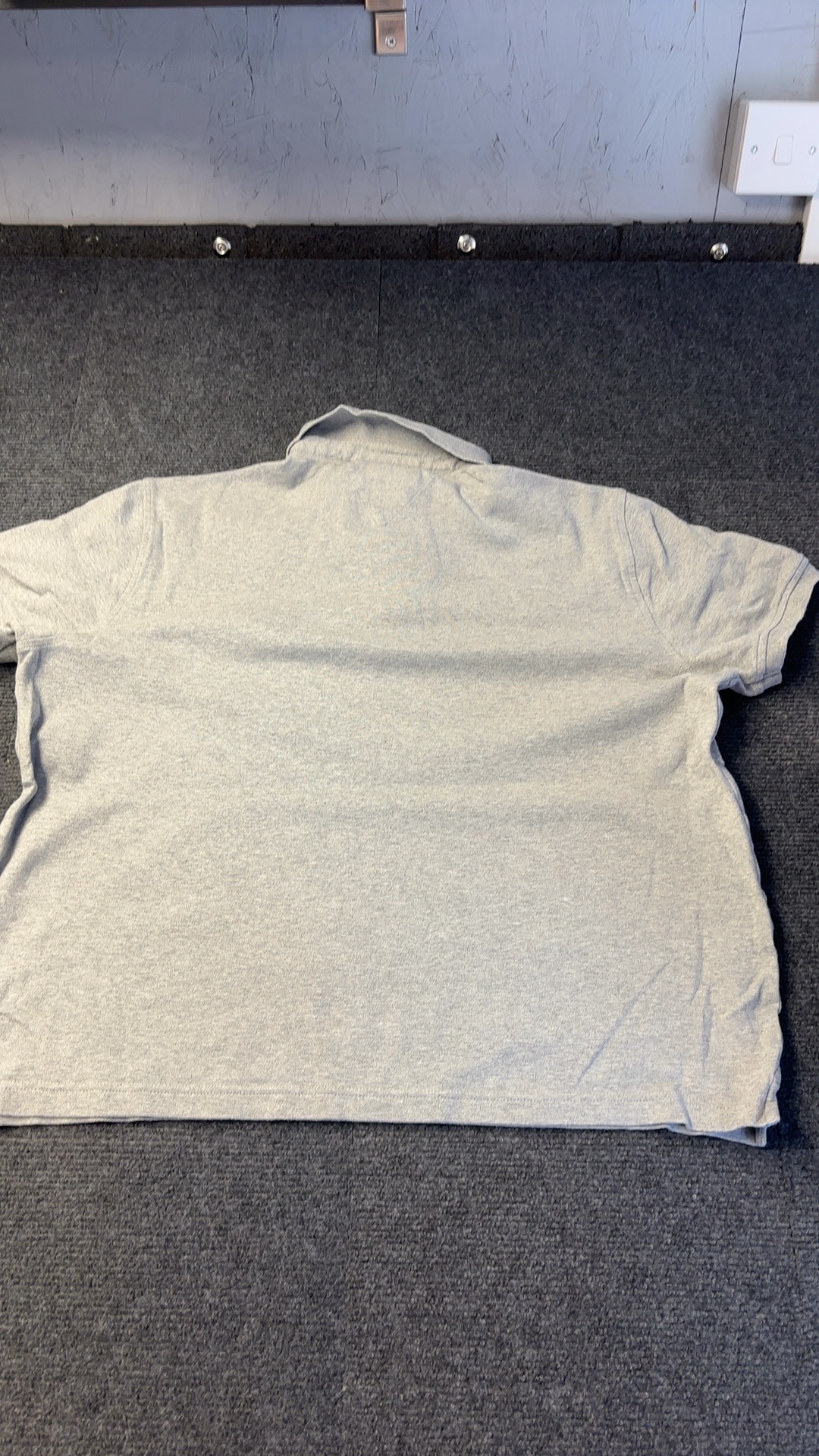 Tommy Hilfiger Grey Polo Shirt Large Custom Fit image 2