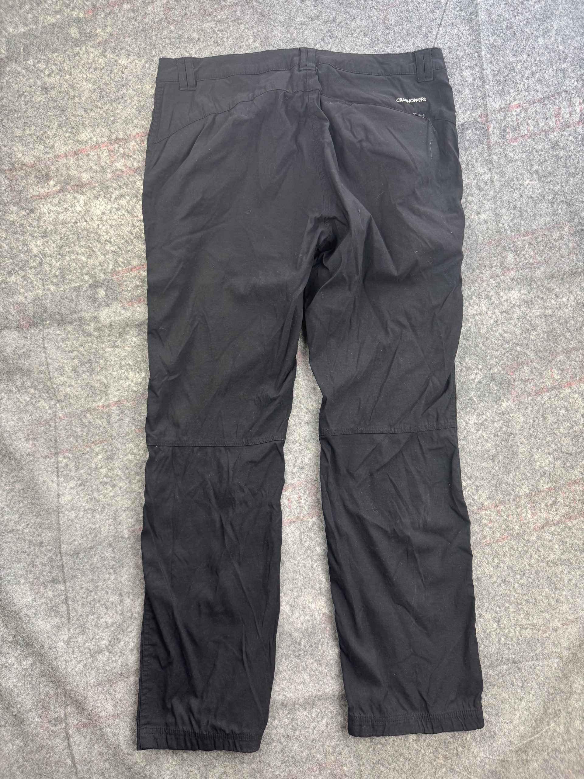Craghoppers Black Walking Trousers UK 16 Zip Pockets image 4