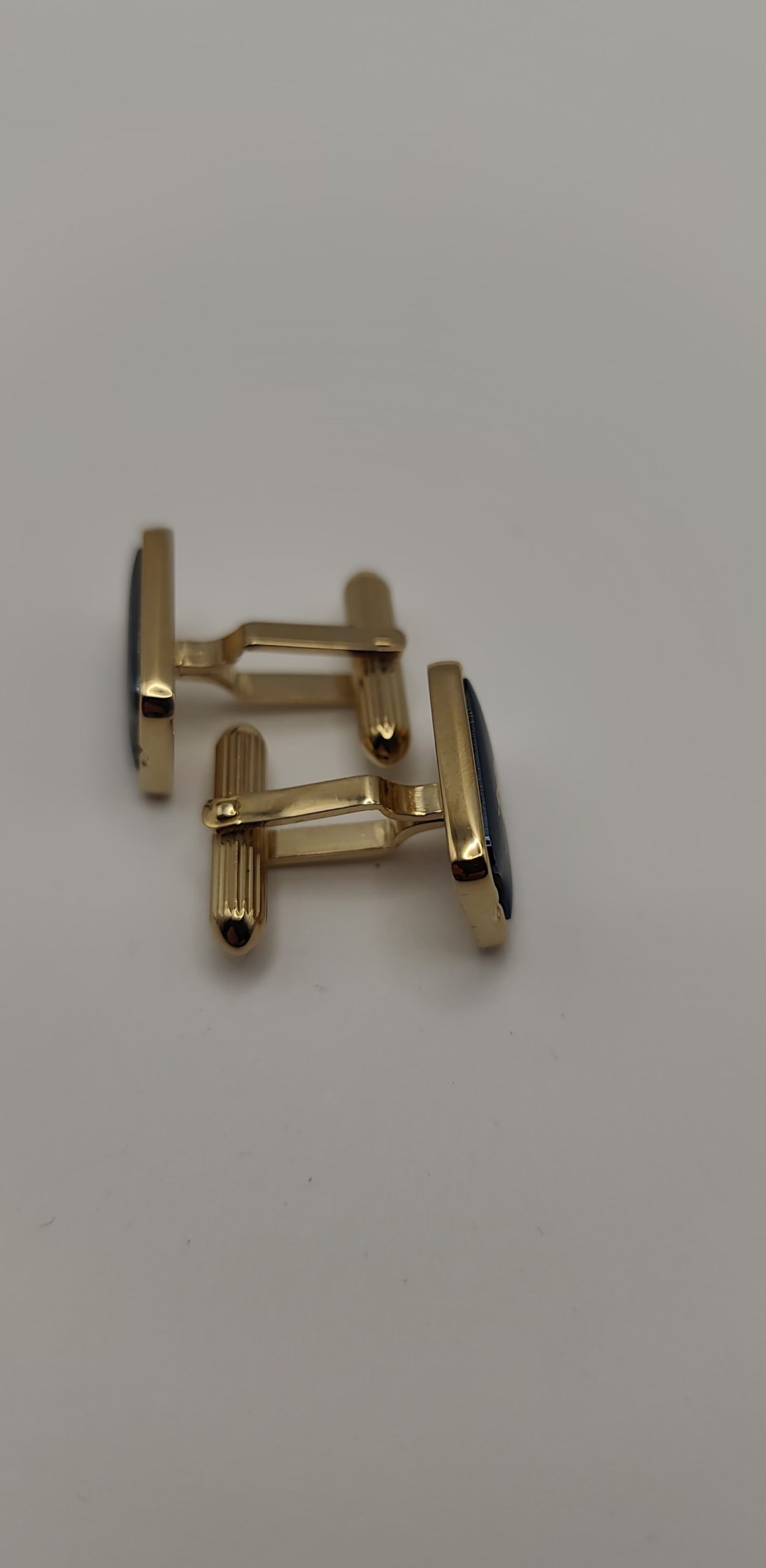 Burberry Black & Gold Tie Clip & Cufflinks Set image 6