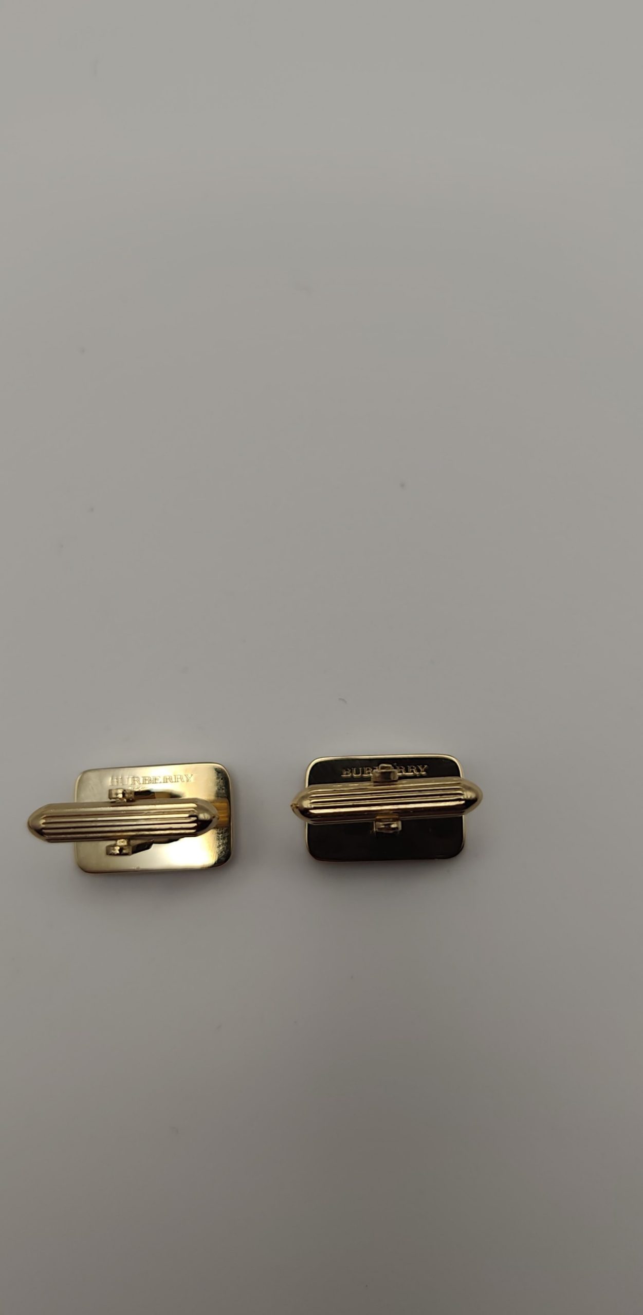 Burberry Black & Gold Tie Clip & Cufflinks Set image 7