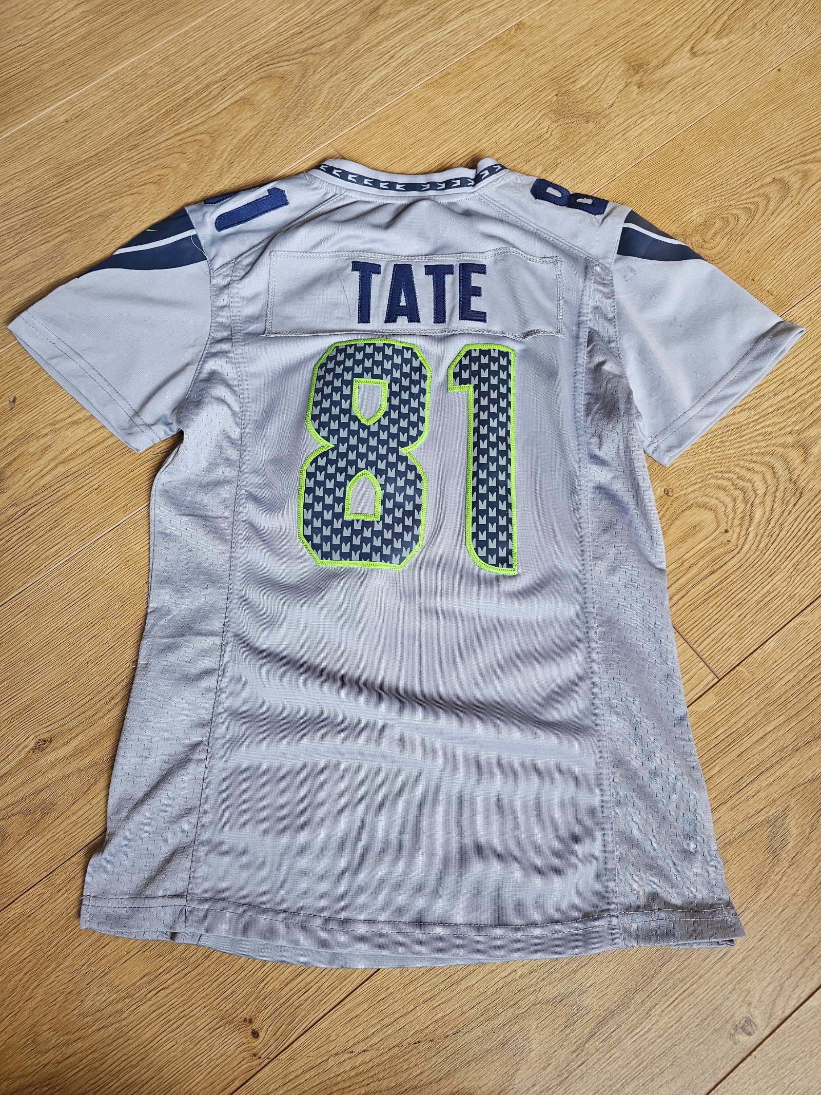 Nike Grey NFL Seattle Seahawks 81 Tate Womens Size Small image 6