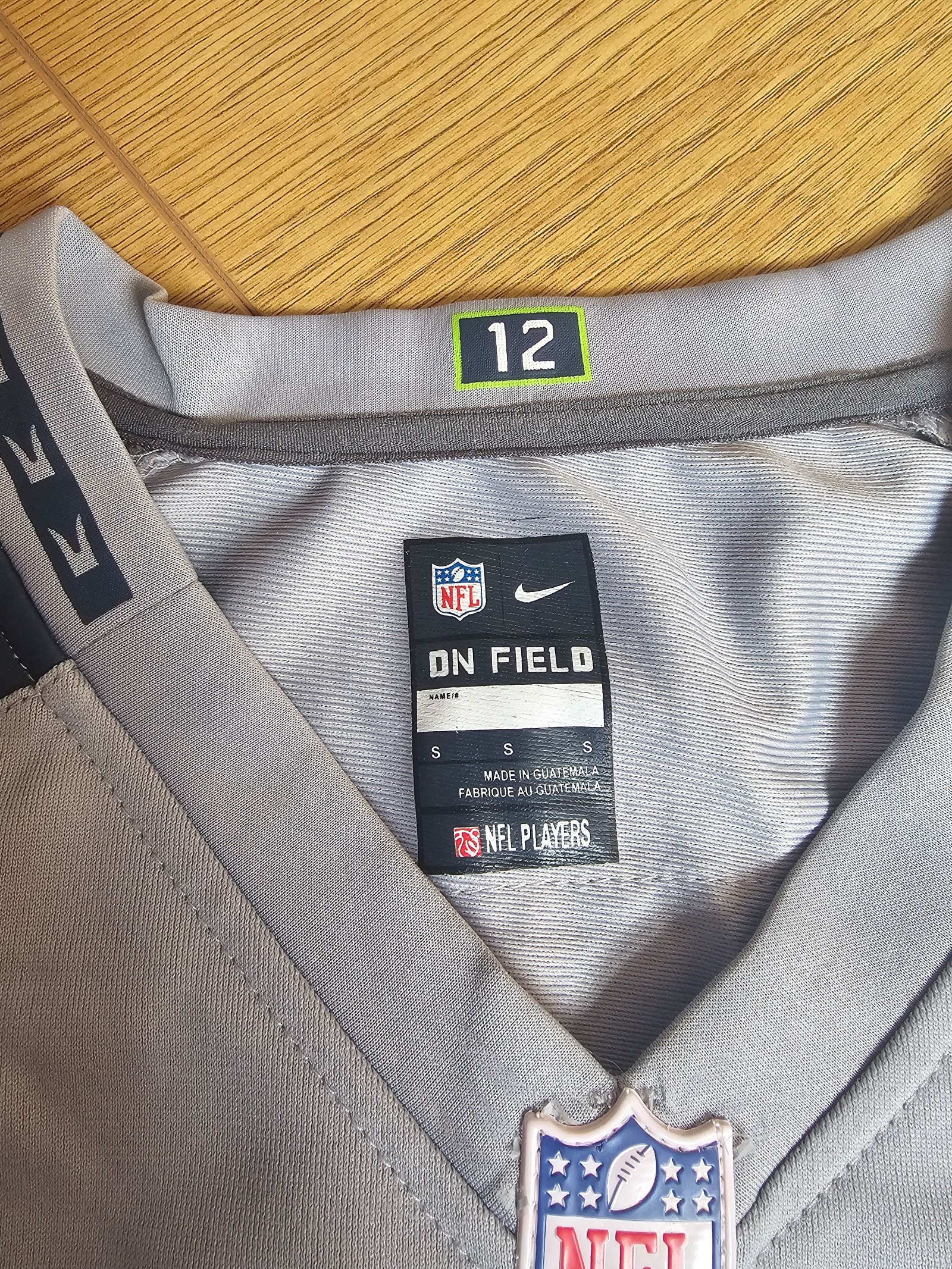 Nike Grey NFL Seattle Seahawks 81 Tate Womens Size Small image 5