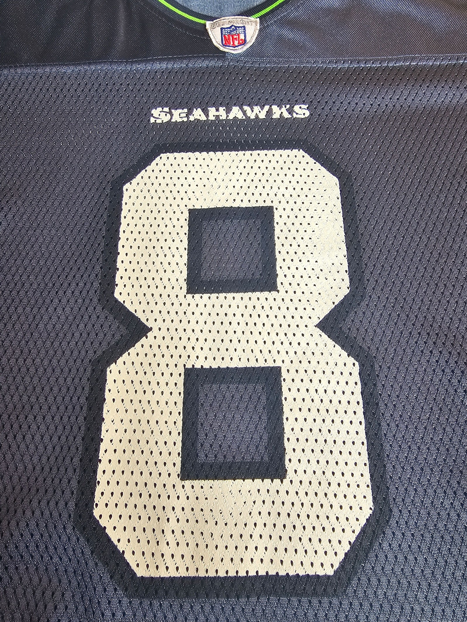 Reebok Navy Seattle Seahawks NFL Jersey Womens Medium Matt Hasselbeck image 2