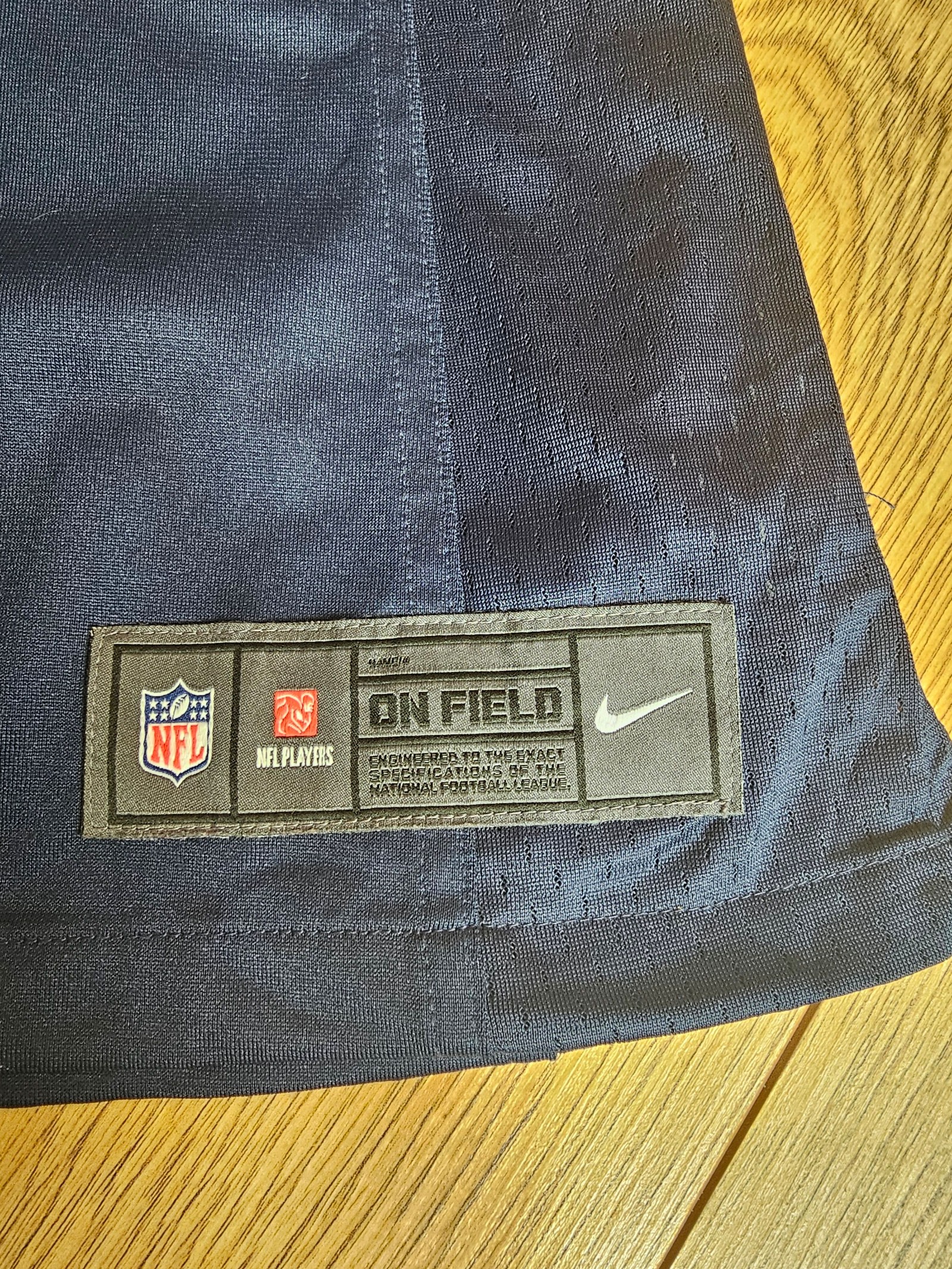 Nike Navy & Green Seahawks NFL On Field Jersey Womens Large Russell Wilson image 2